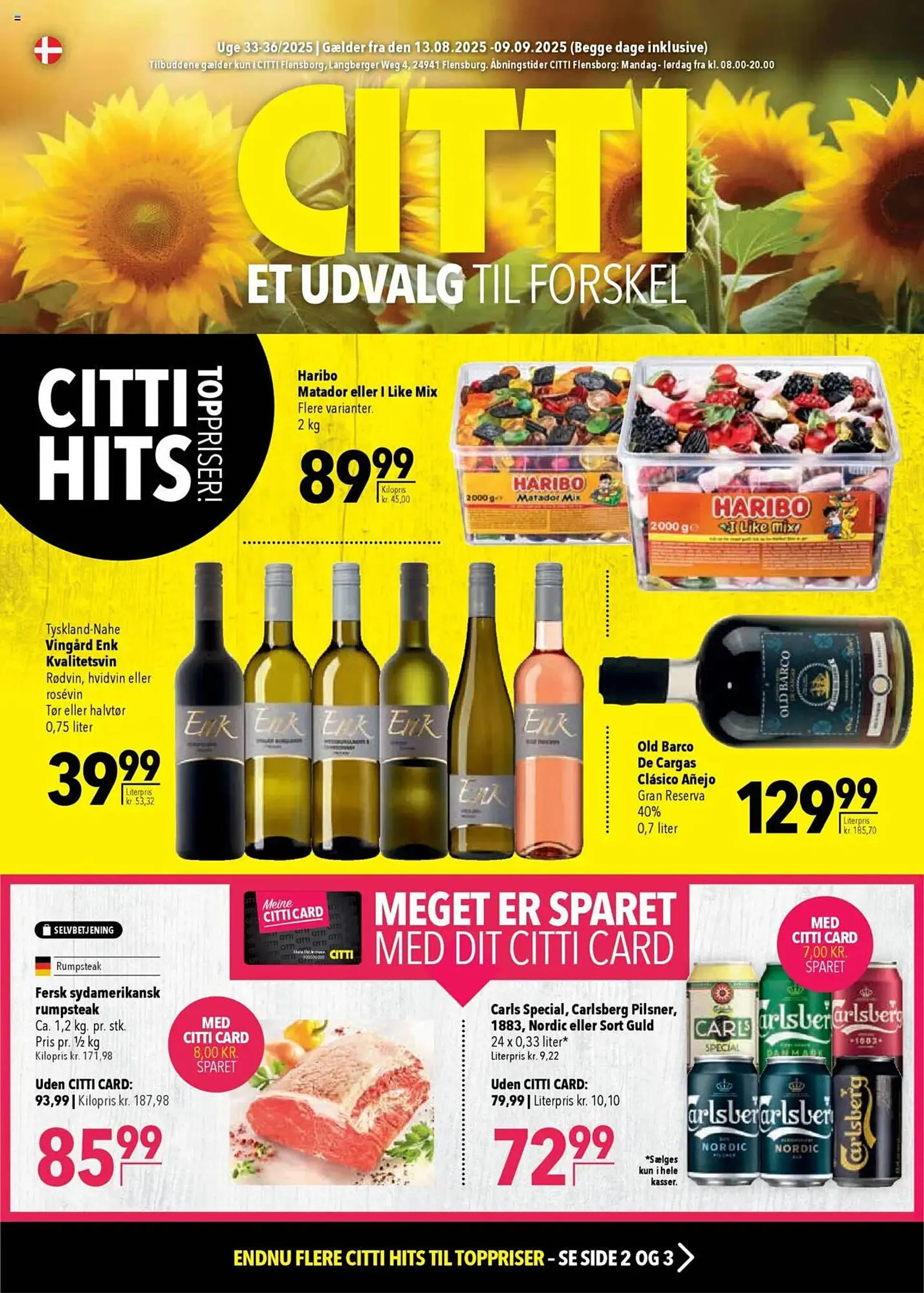 CITTI Markt Prospekt von 13. August bis 9. September 2025 - Prospekt seite 1