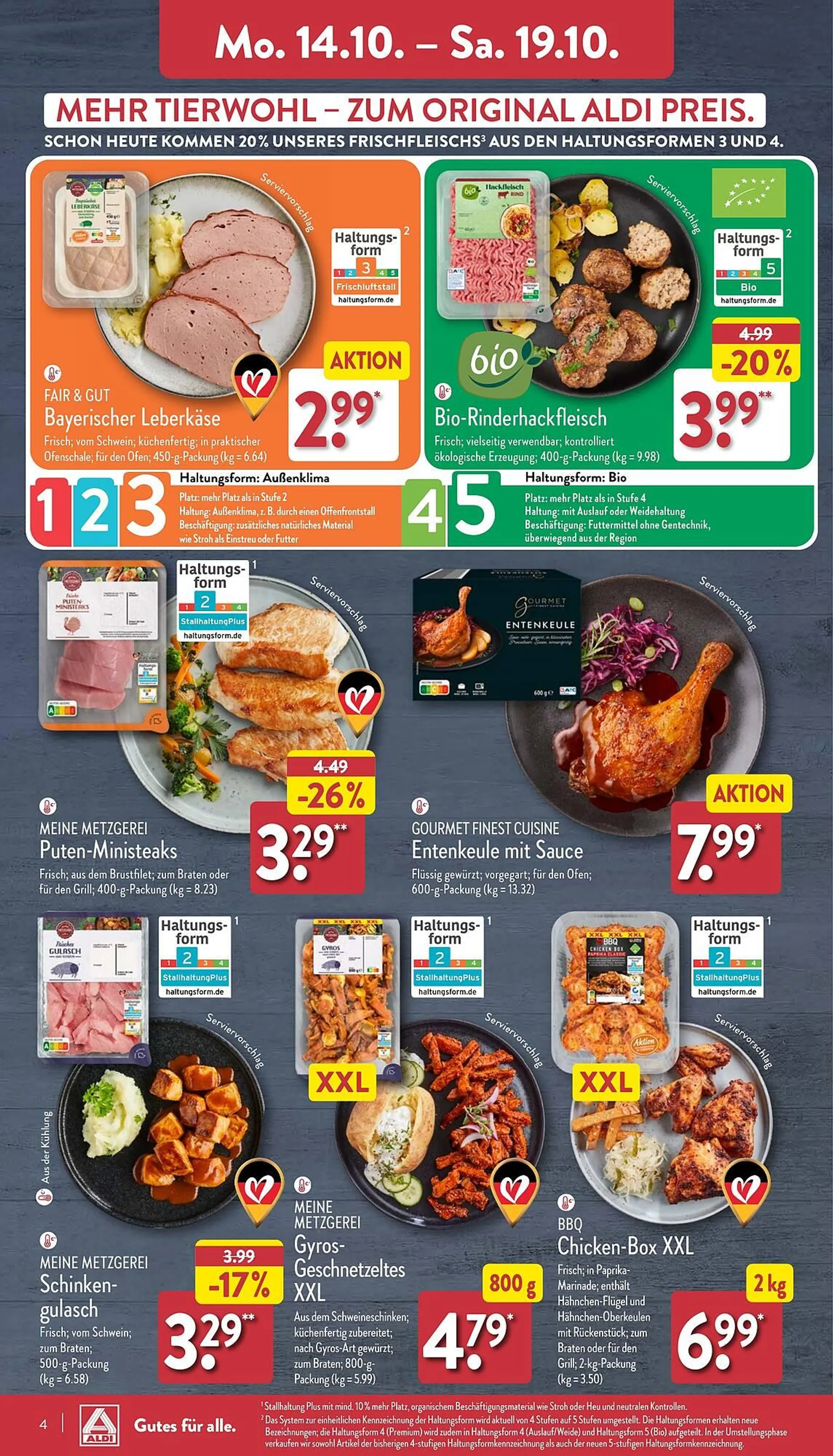 Aldi Nord Prospekt von 14. Oktober bis 19. Oktober 2024 - Prospekt seite 4