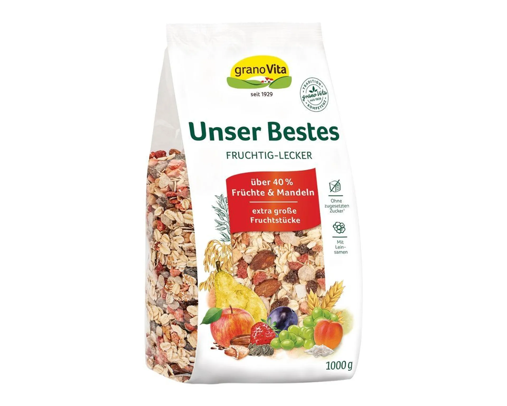 granoVita Unser Bestes Früchte-Müsli 1000 g