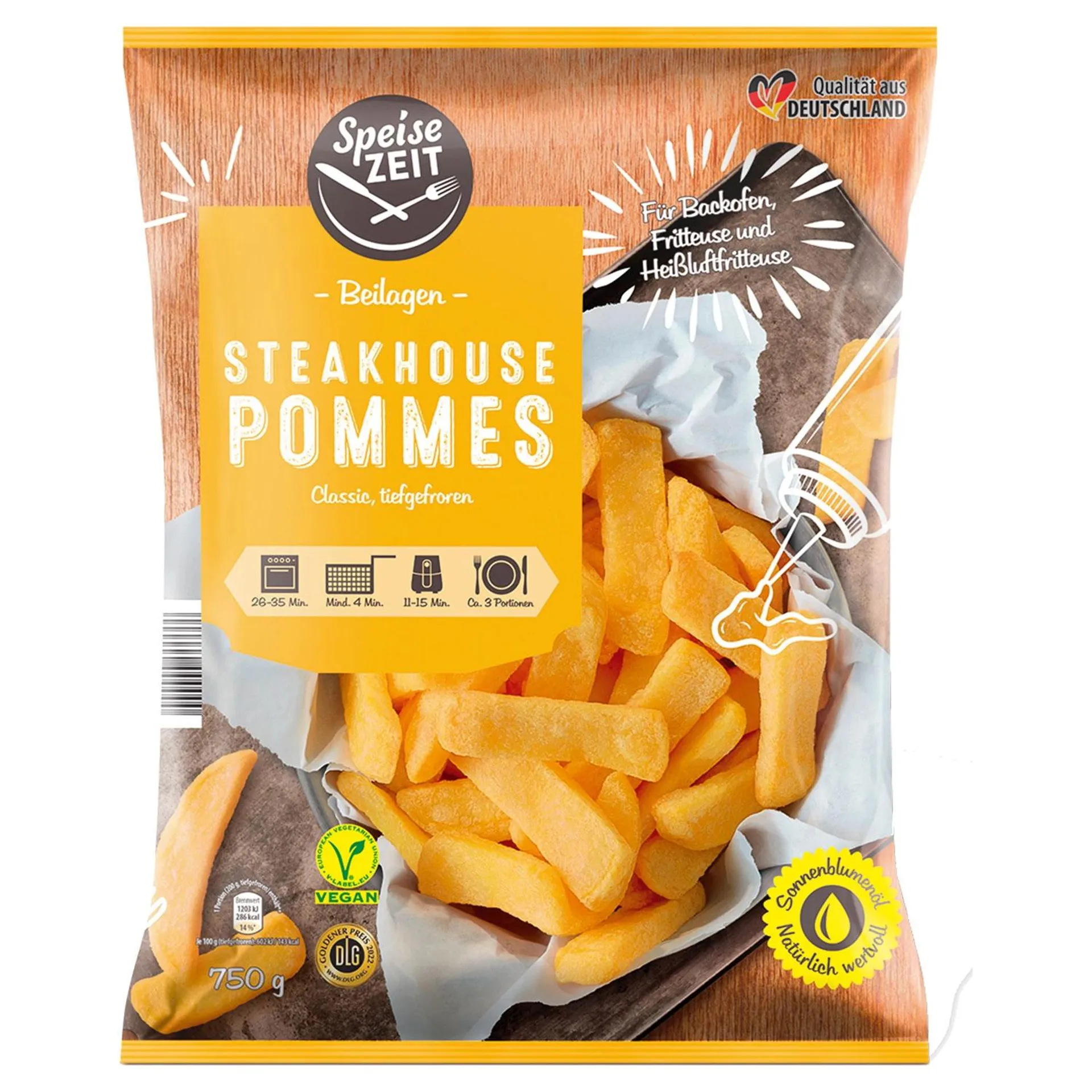 SPEISEZEIT Steakhouse-Pommes 750 g