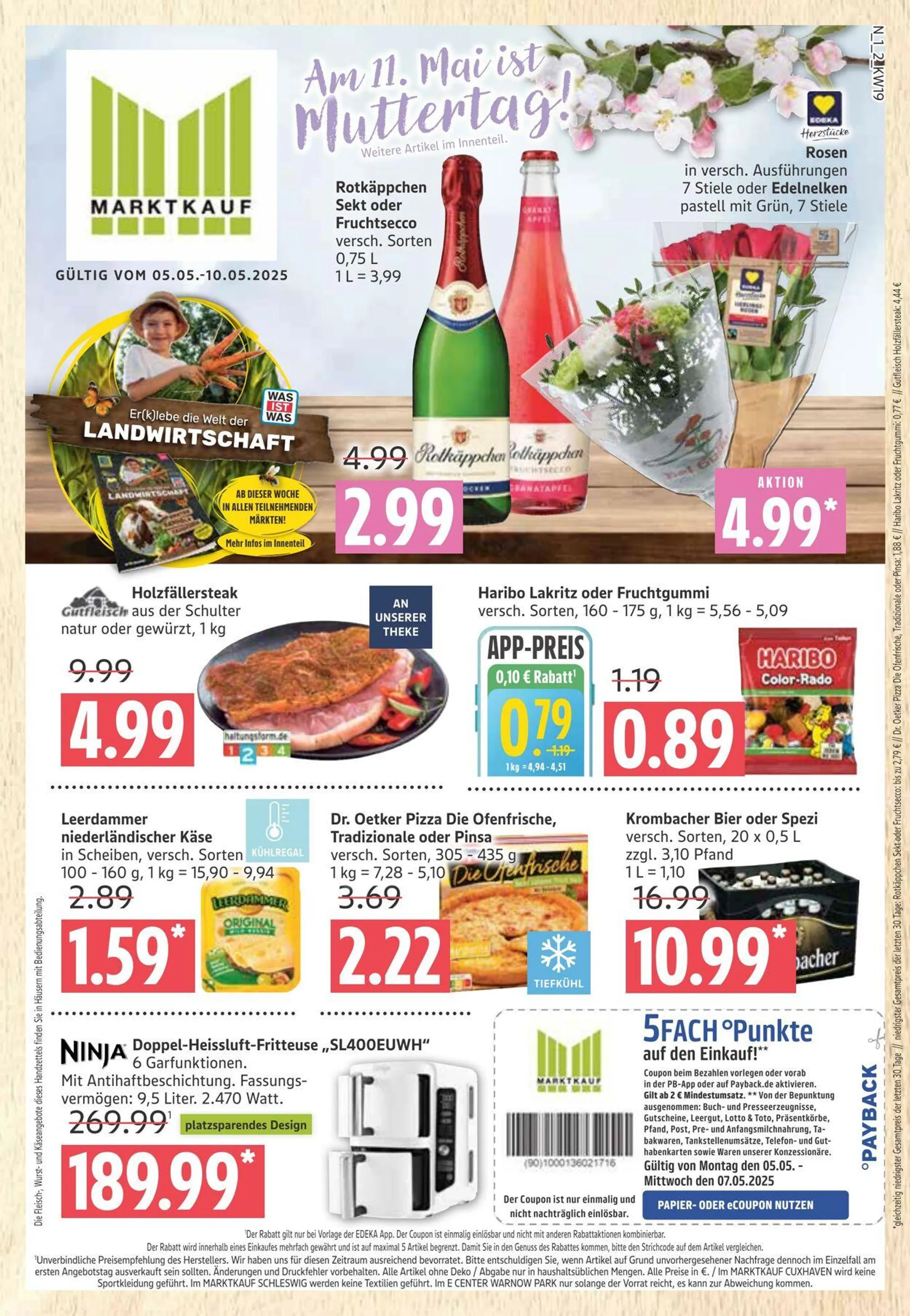Marktkauf Aktueller Prospekt von 12. Mai bis 17. Mai 2025 - Prospekt seite 1
