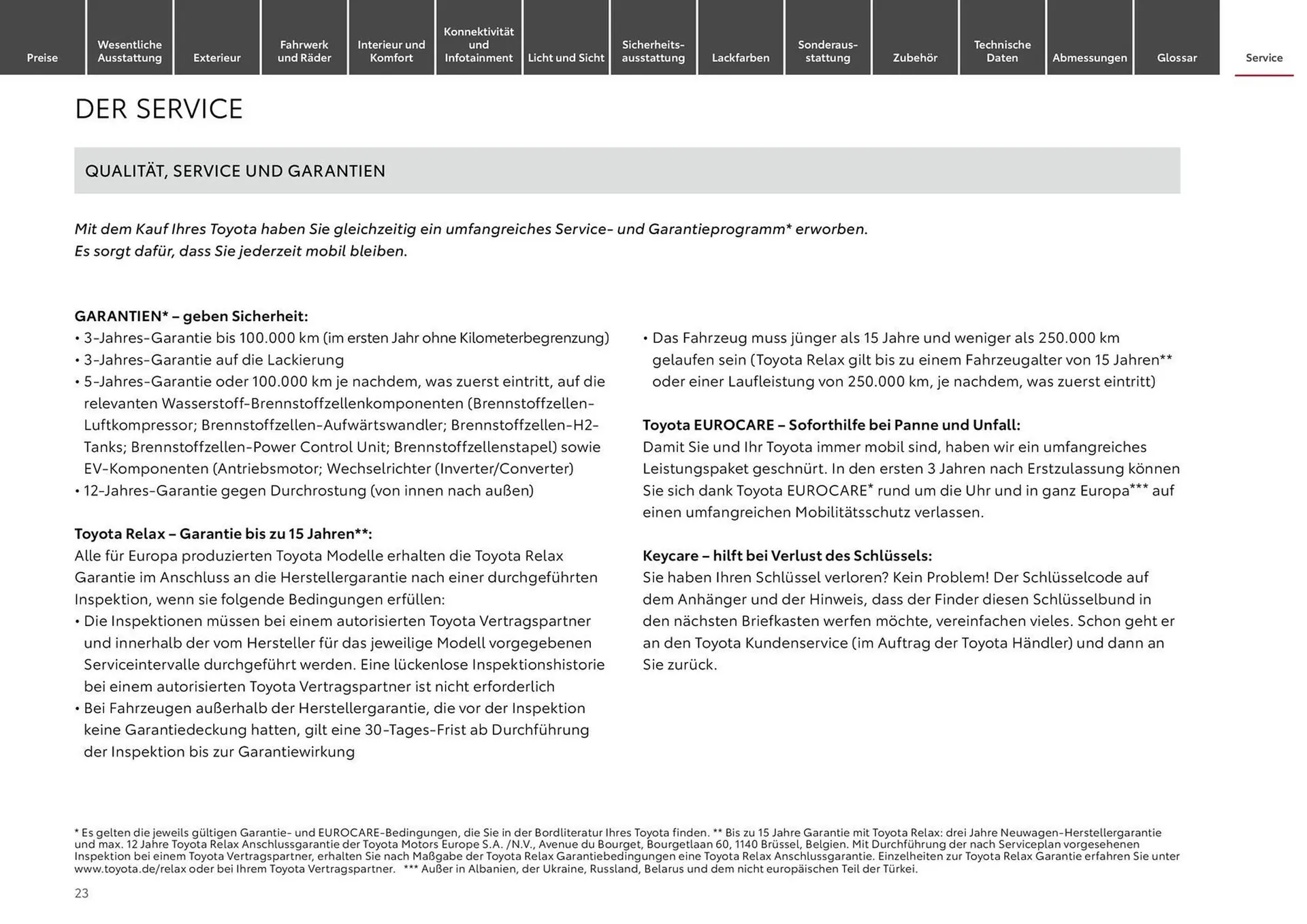 Toyota Prospekt von 29. Dezember bis 29. Dezember 2024 - Prospekt seite 23