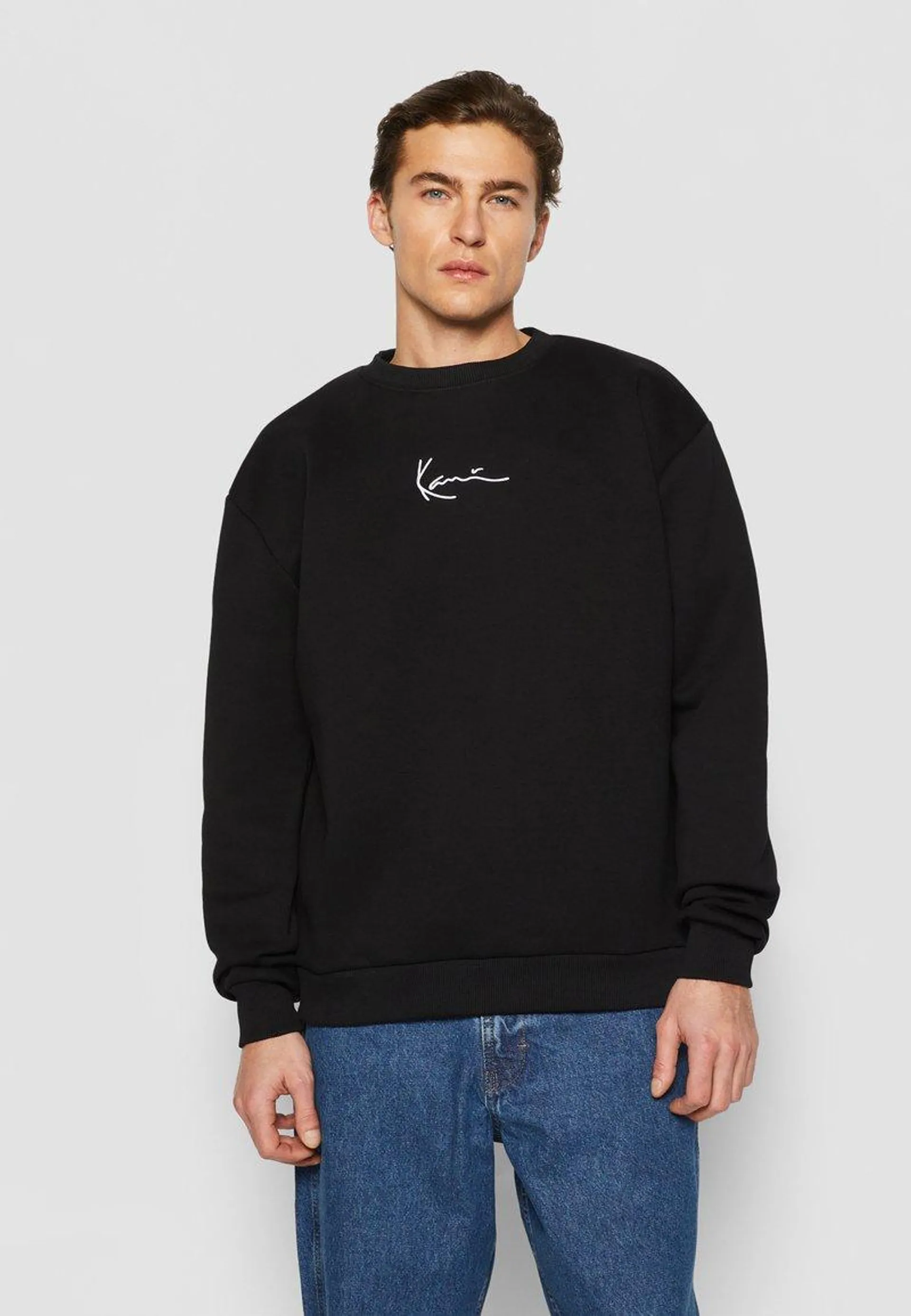 SMALL SIGNATURE CREW - Sweatshirt - black