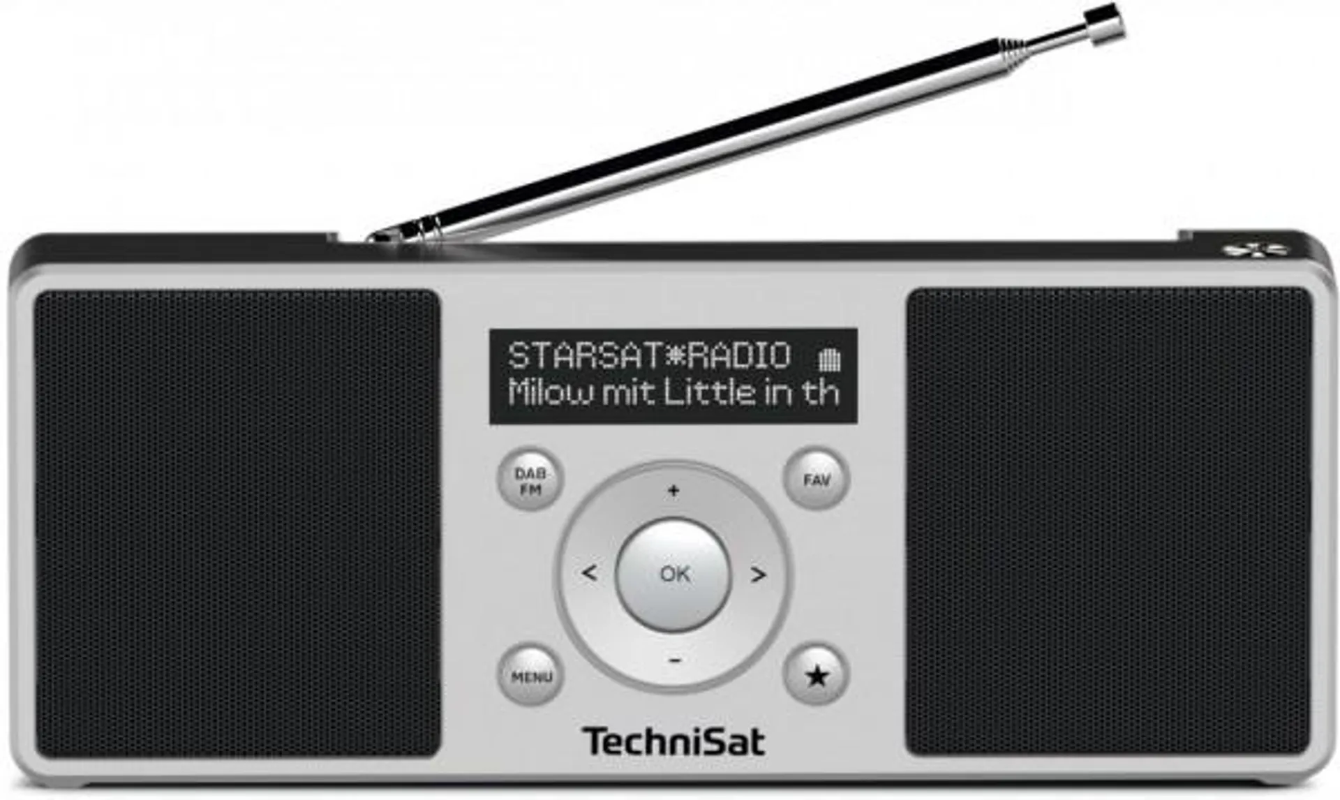 TechniSat Digitradio 1S Heimradio schwarz/silber