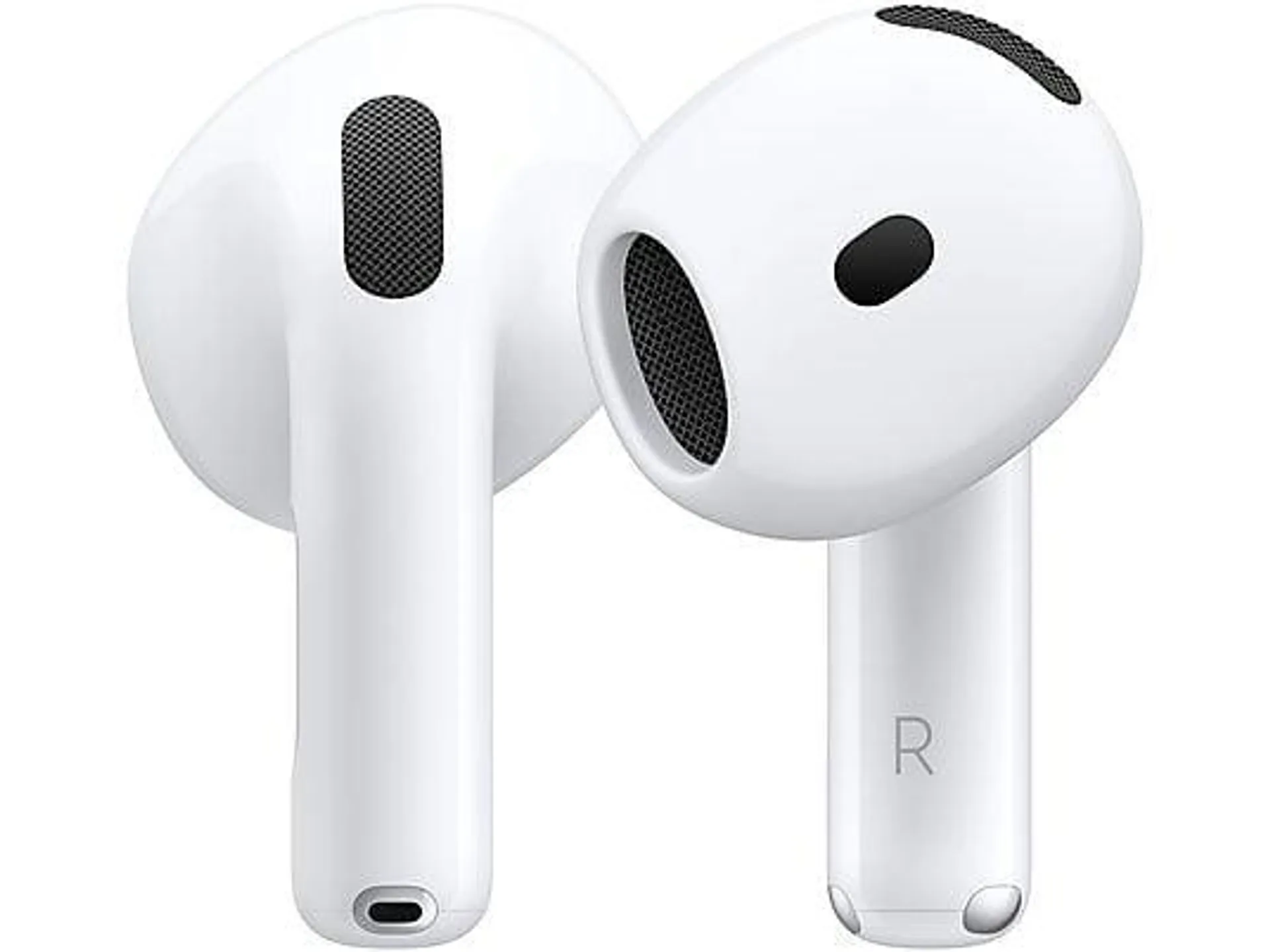 APPLE AirPods 4 mit Aktiver Geräuschunterdrückung, In-ear Kopfhörer Bluetooth Weiß