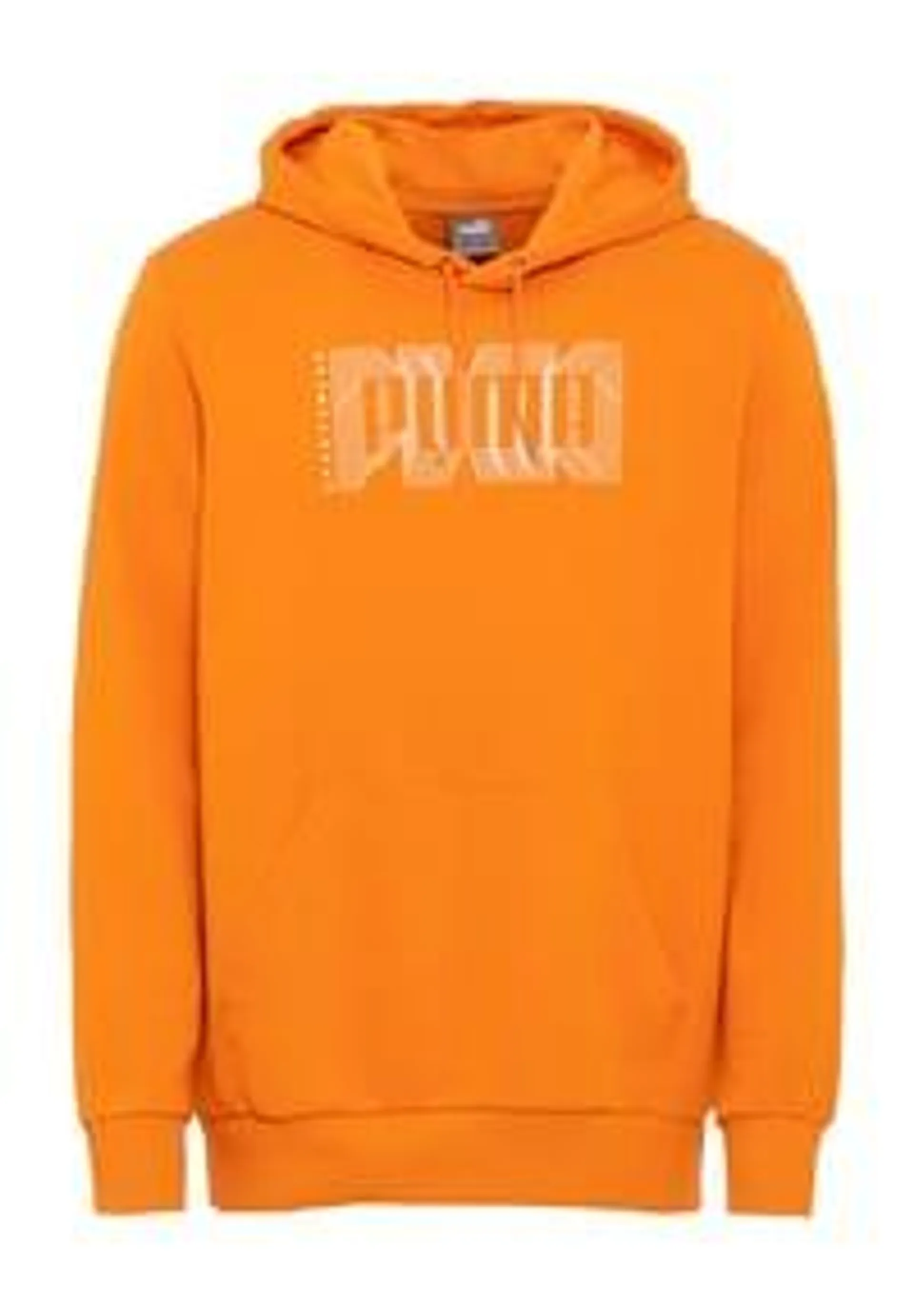 Hoodie, Logo-Frontprint, Kängurutasche, für Herren