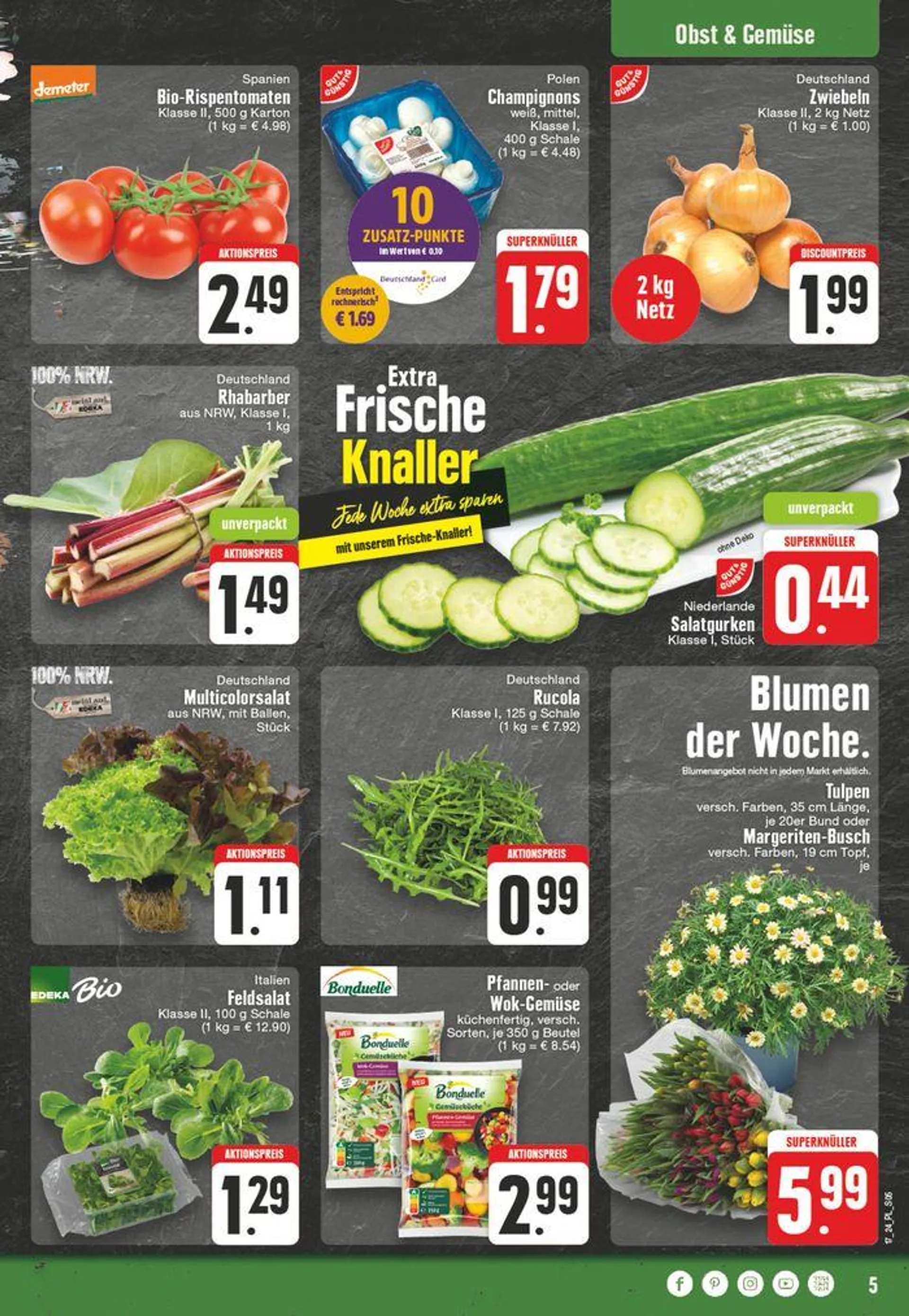 Edeka flugblatt von 21. April bis 27. April 2024 - Prospekt seite 5