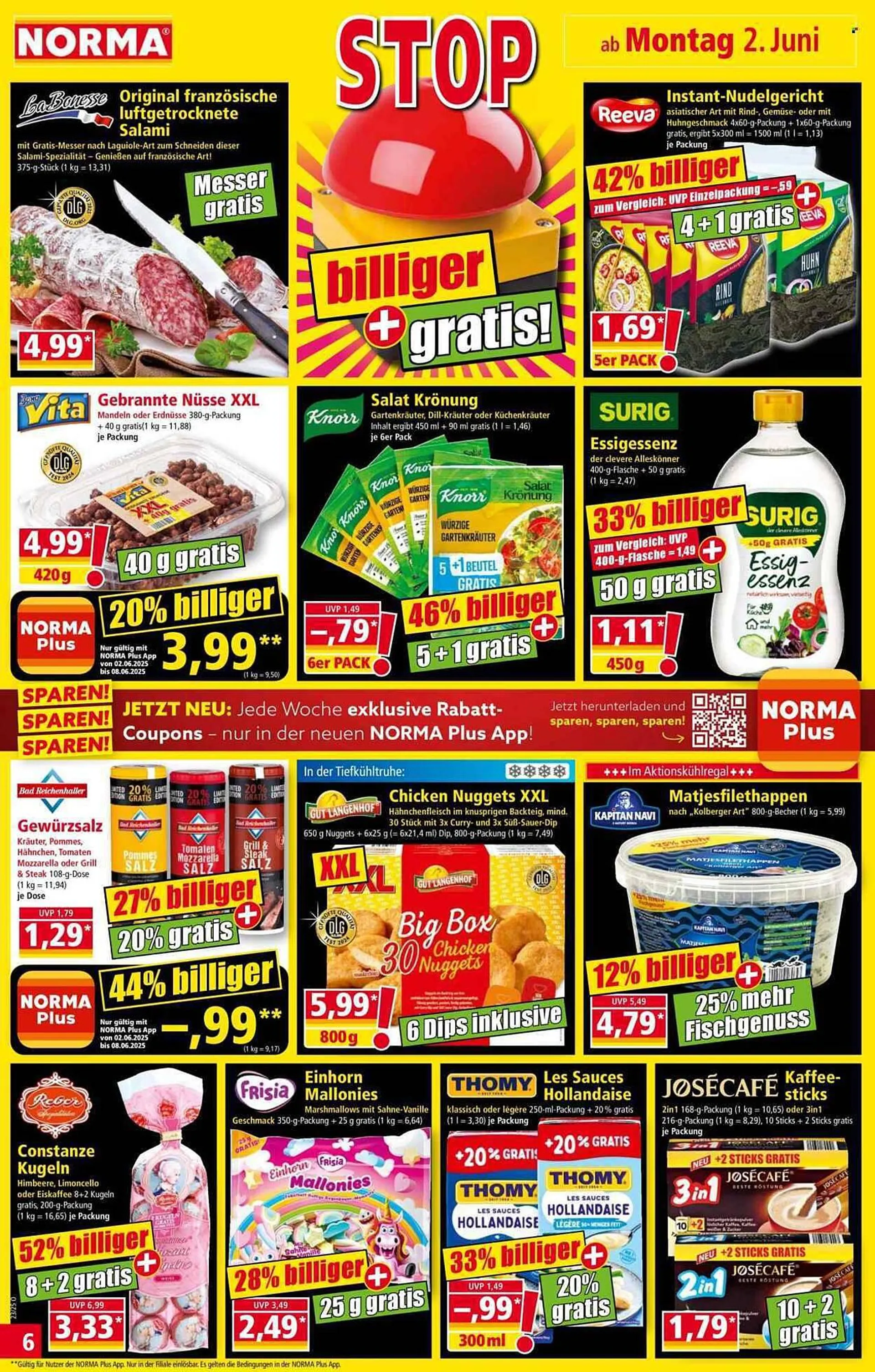 Norma Prospekt von 2. Juni bis 8. Juni 2025 - Prospekt seite 6