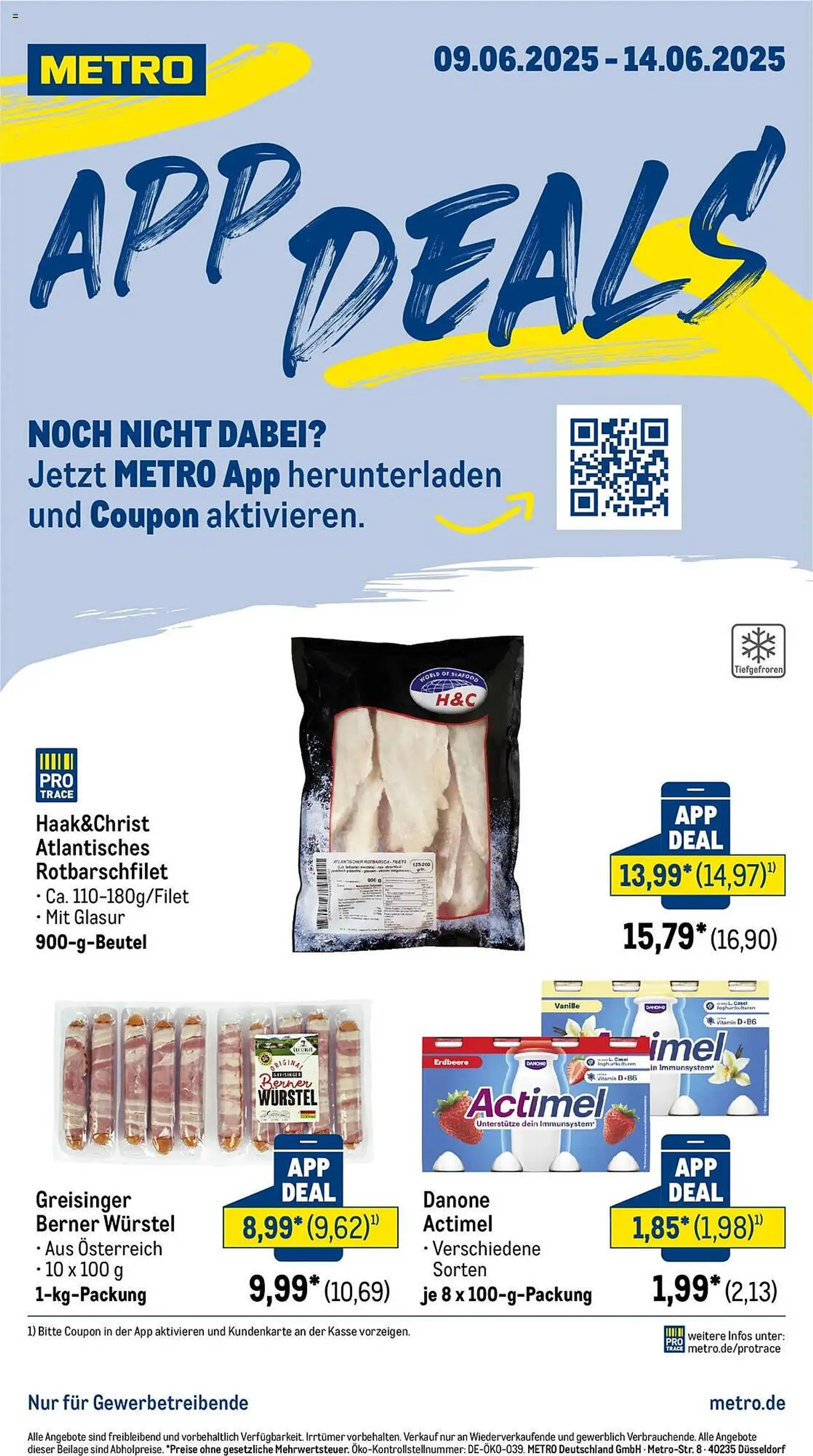 METRO Prospekt von 9. Juni bis 14. Juni 2025 - Prospekt seite 1