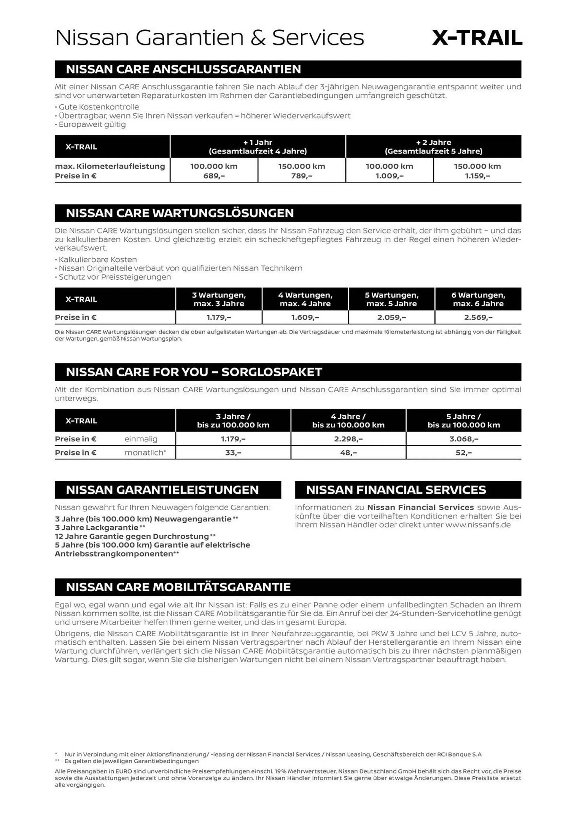 Nissan Prospekt von 28. Juni bis 28. Juni 2025 - Prospekt seite 7