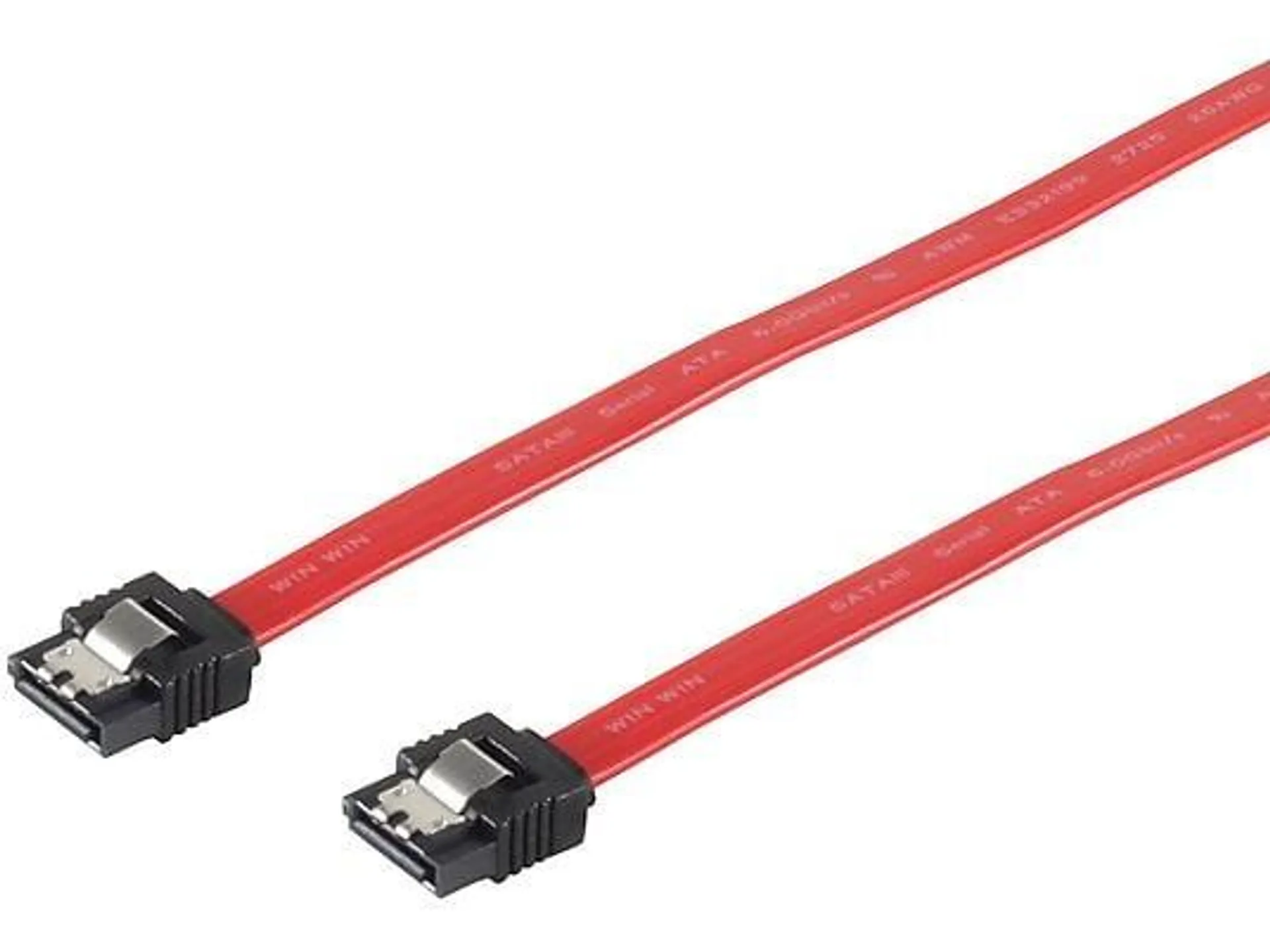 KABELBUDE SATA-III-Kabel 3/6Gps. St./St. Befestigung 0,5m SATA Kabel, Rot