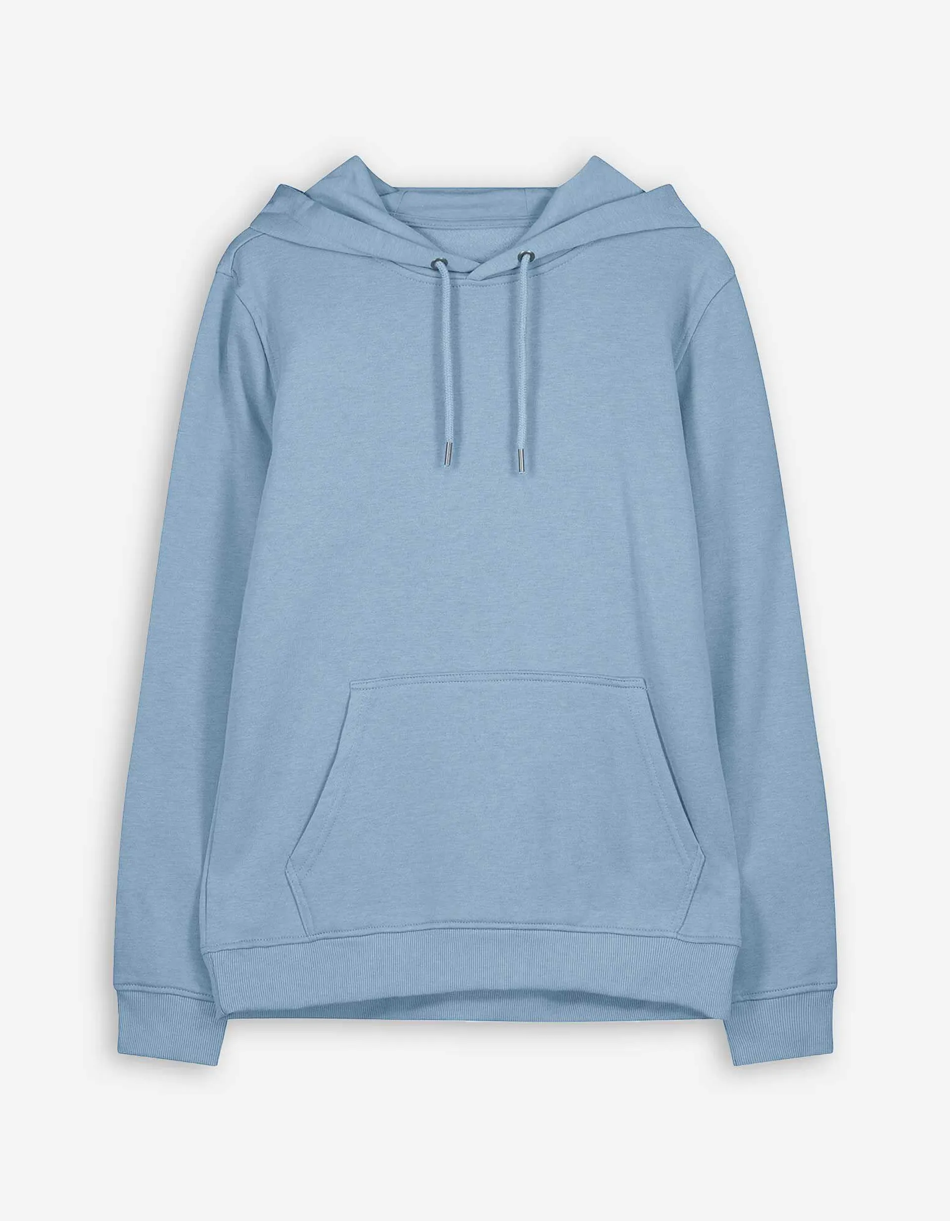 Hoodie - Kapuze mit Tunnelzug - hellblau