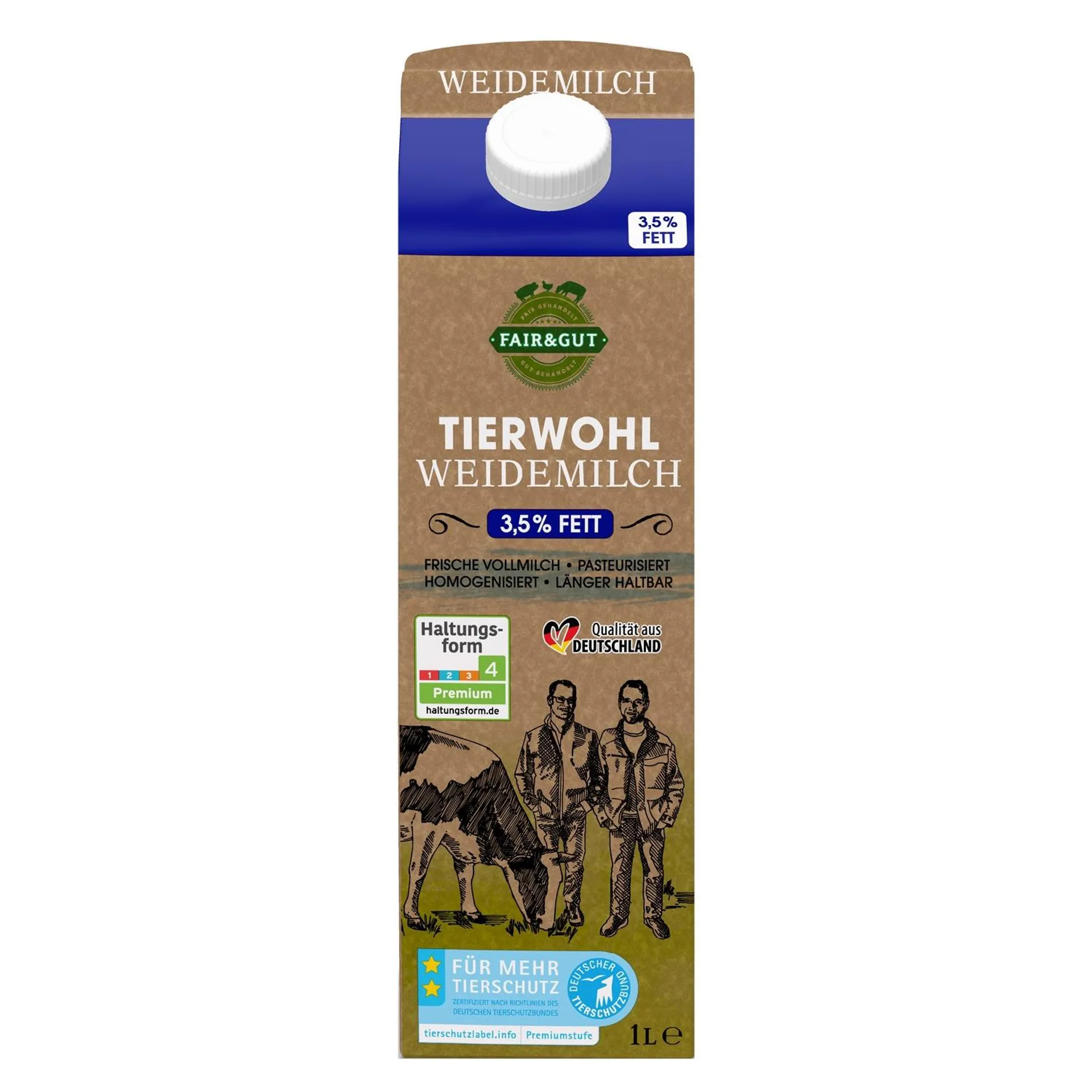 FAIR & GUT Tierwohlmilch 1 l