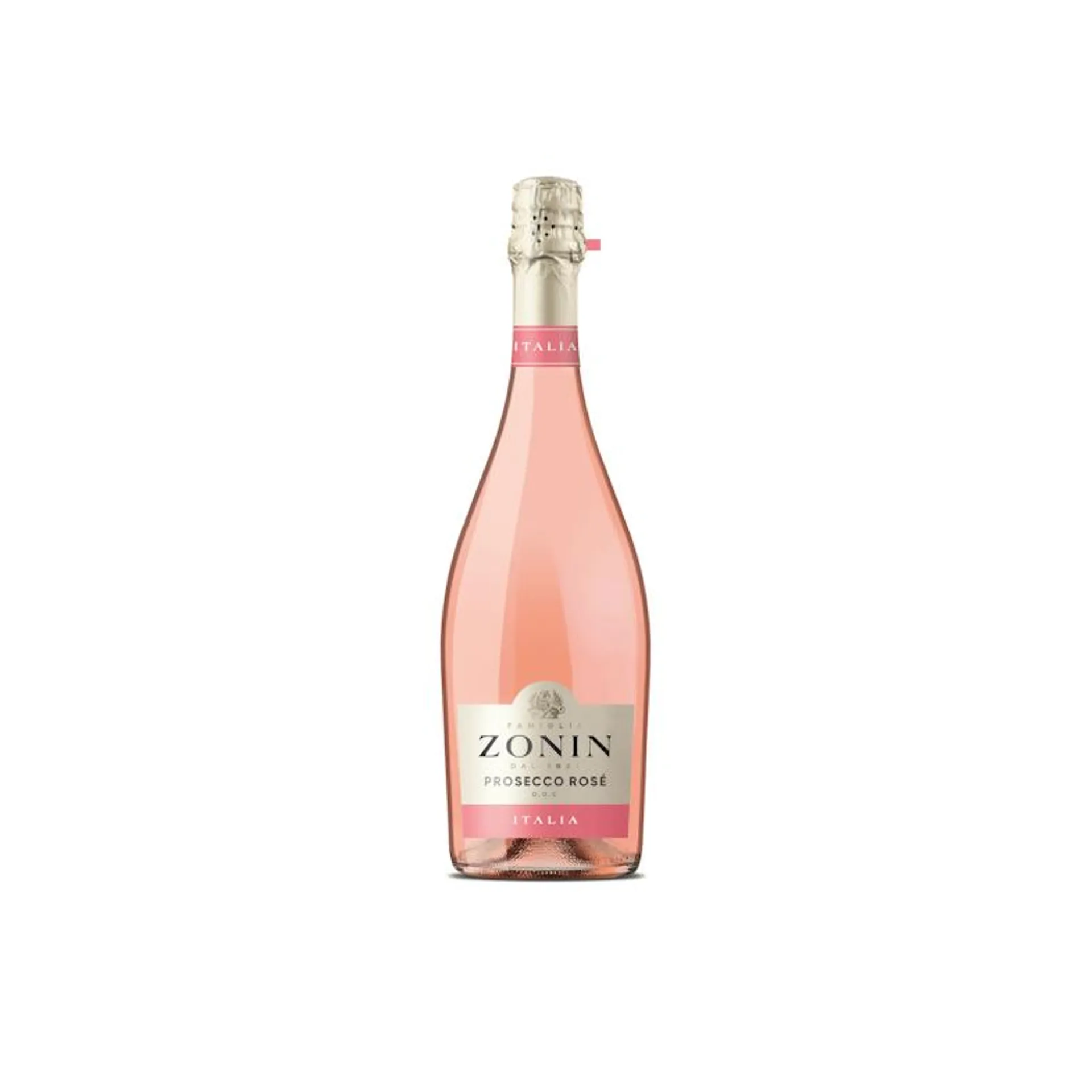 Zonin Prosecco Spumante DOC Extra Dry Millesimato Rose Extra Trocken 6 x 0,75l (4,5l)