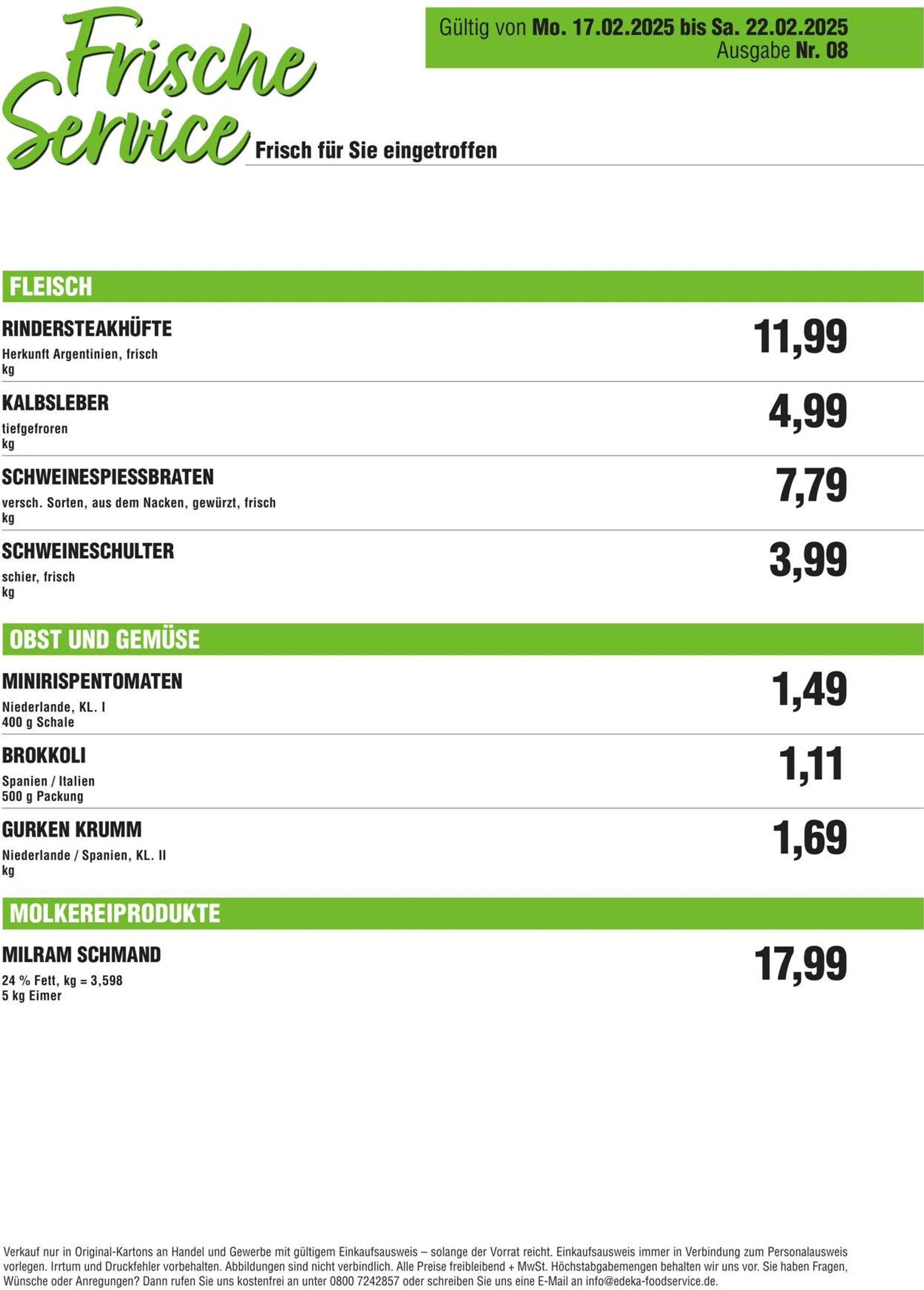 Handelshof von 14. Februar bis 28. Februar 2025 - Prospekt seite 1