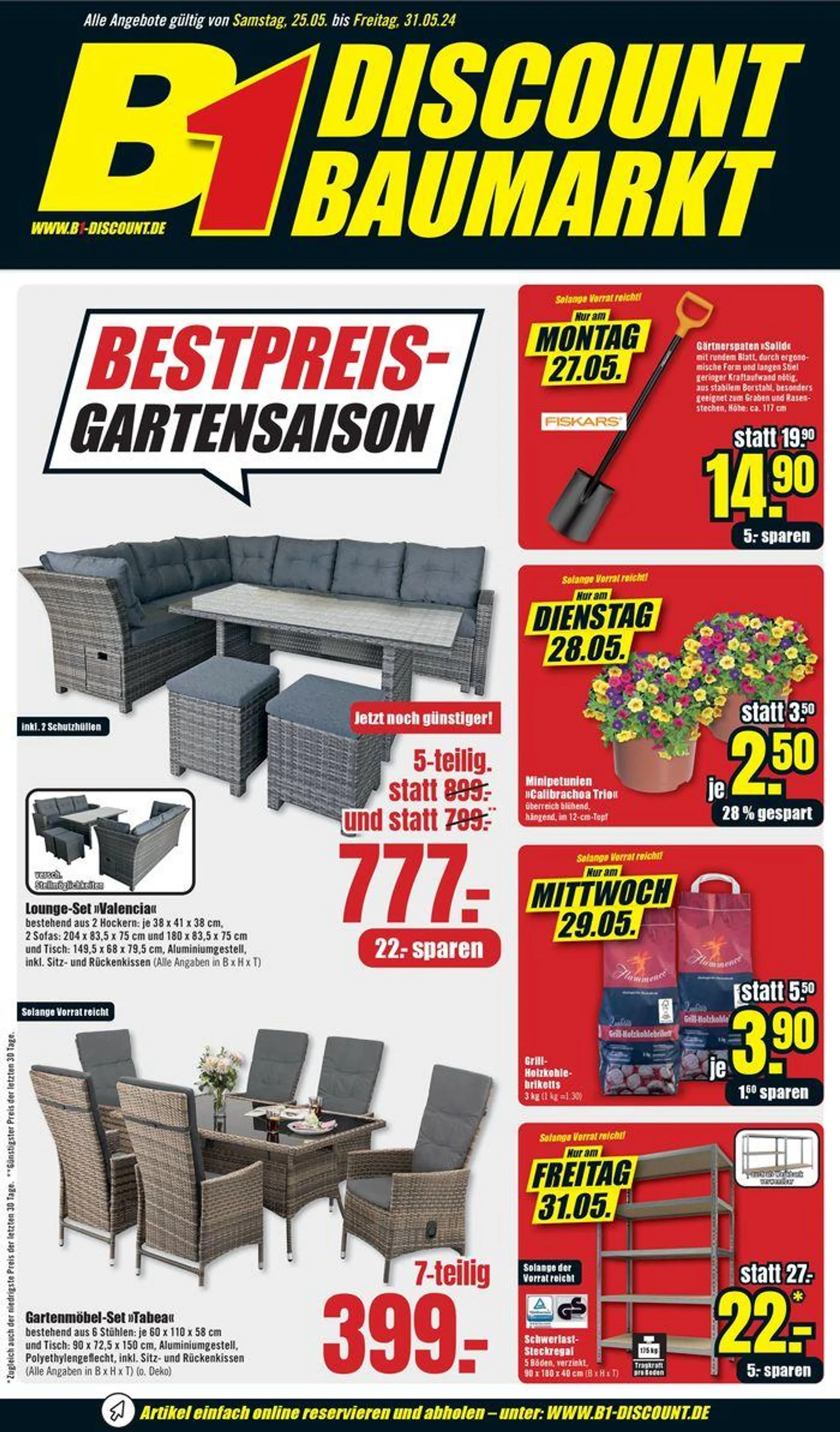 B1 Discount Baumarkt flugblatt - 1