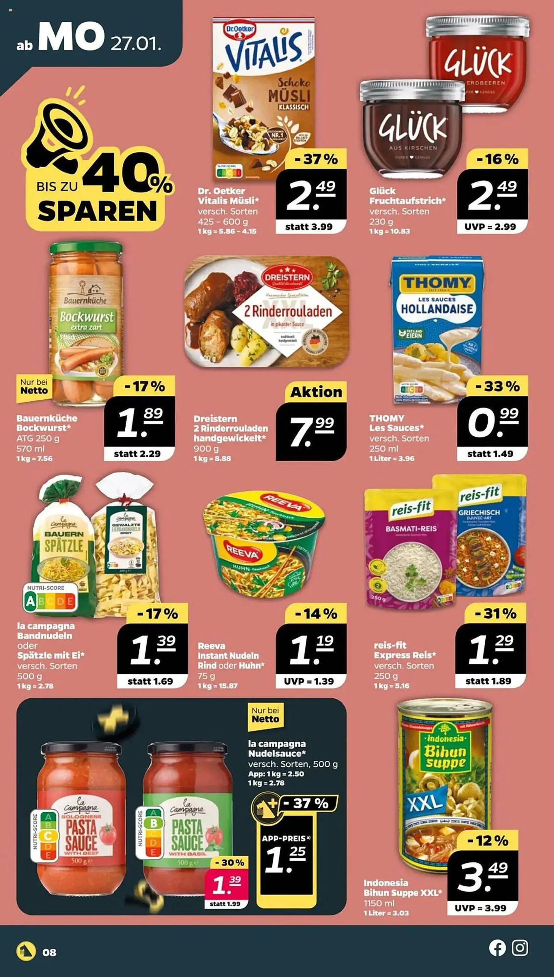 NETTO Prospekt von 27. Januar bis 1. Februar 2025 - Prospekt seite 8