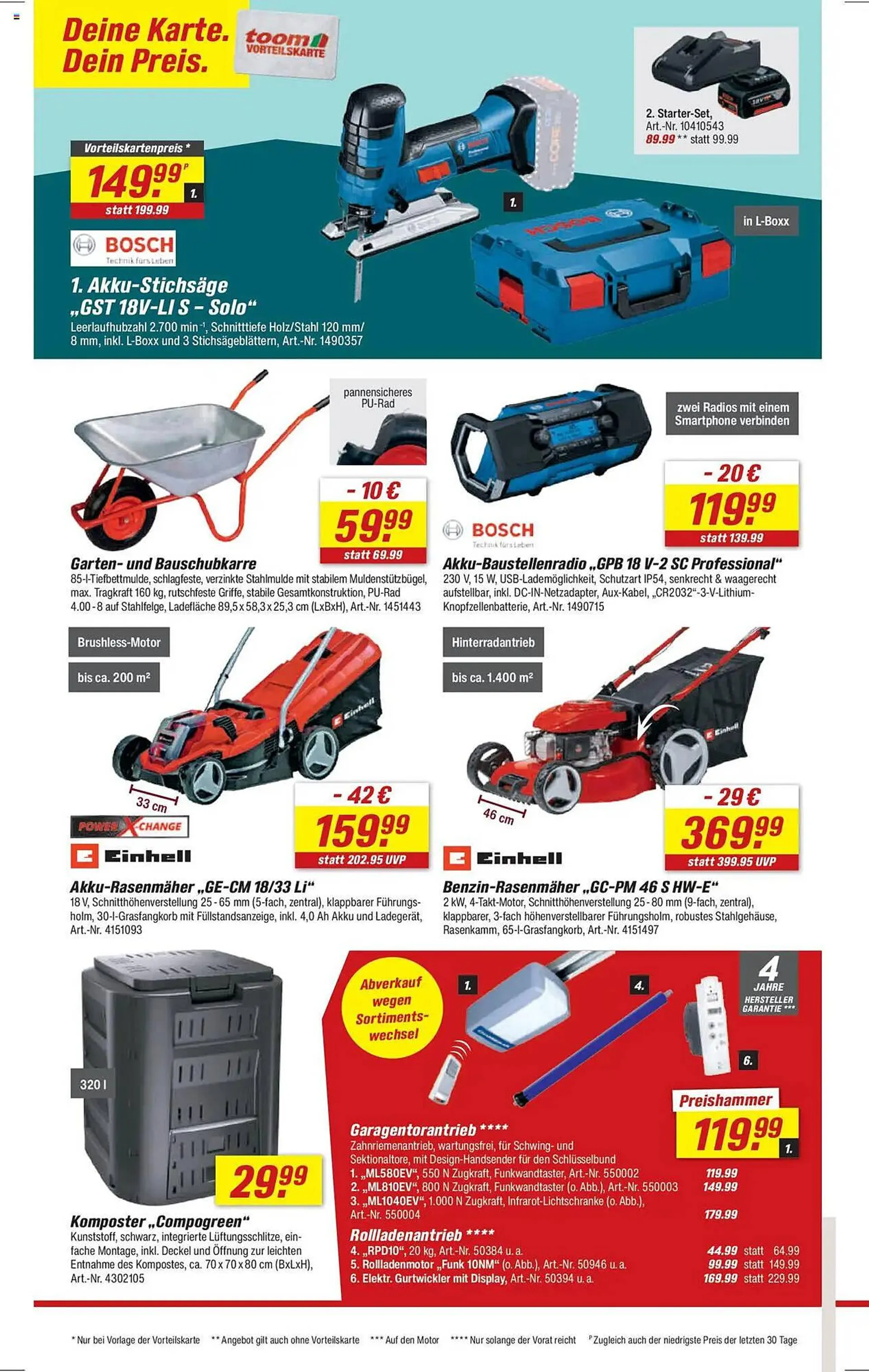 toom Baumarkt Prospekt von 7. Juni bis 13. Juni 2025 - Prospekt seite 10