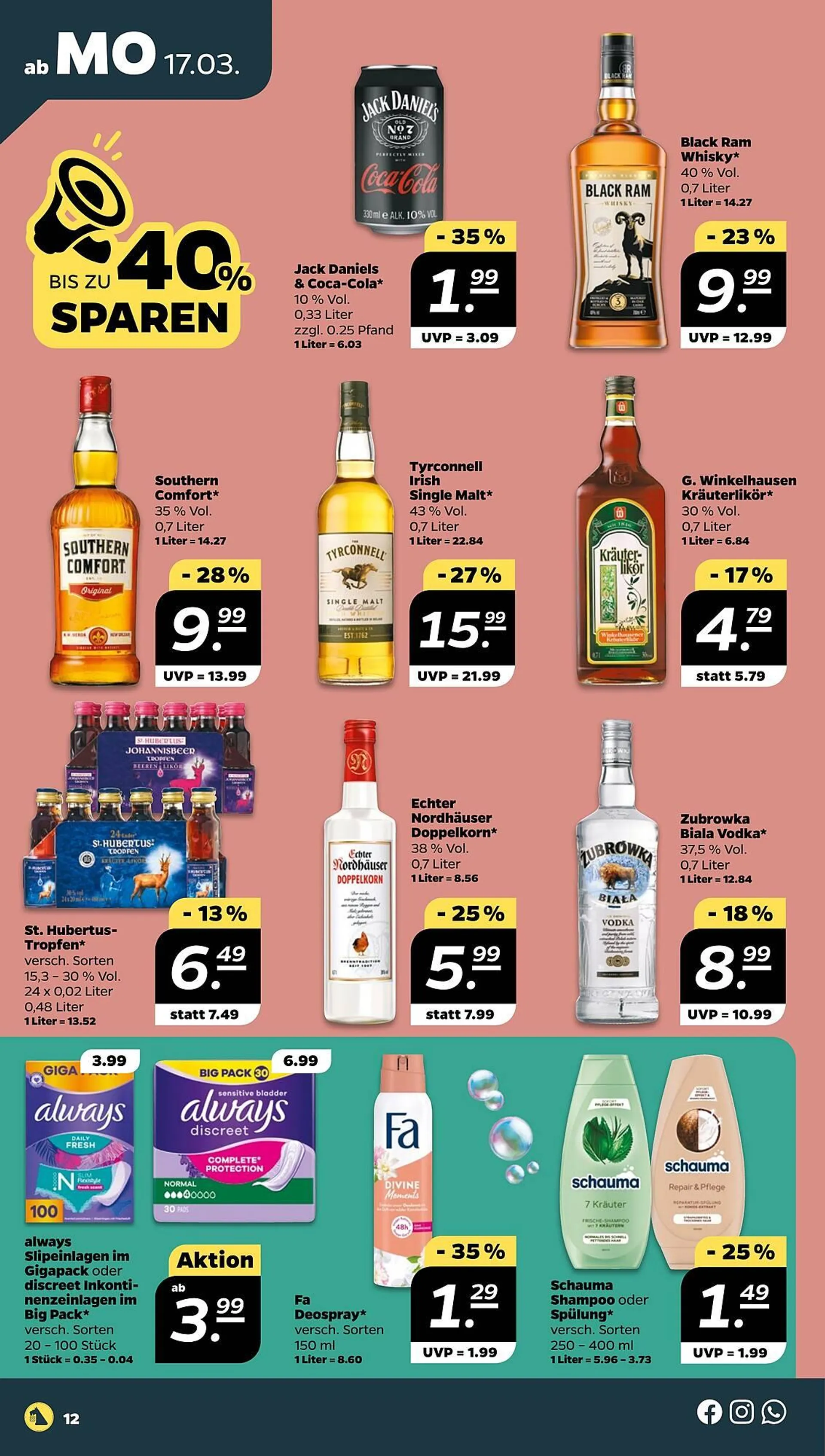 NETTO Prospekt von 17. März bis 22. März 2025 - Prospekt seite 12