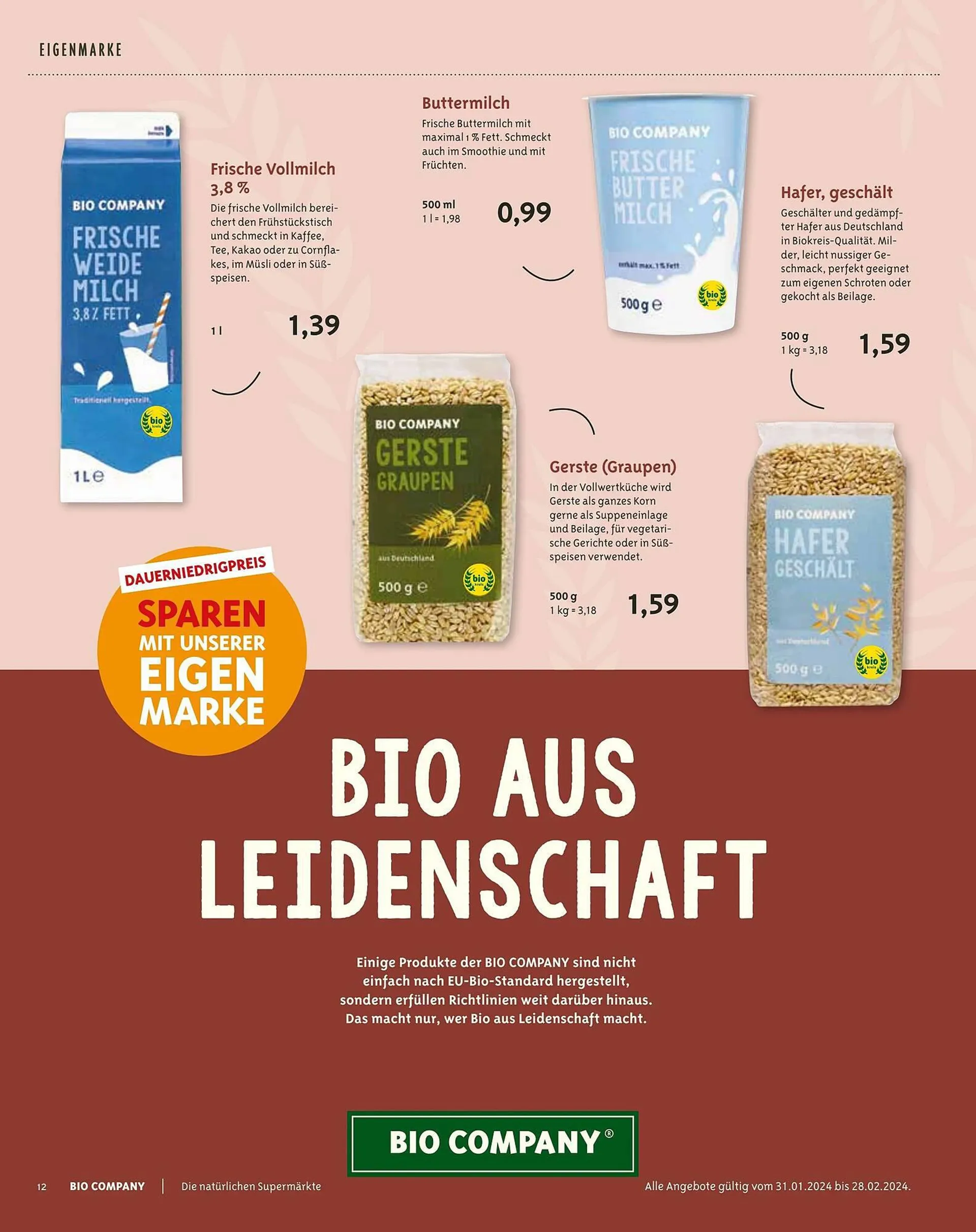 Biocompany Prospekt von 30. Januar bis 28. Februar 2024 - Prospekt seite 12