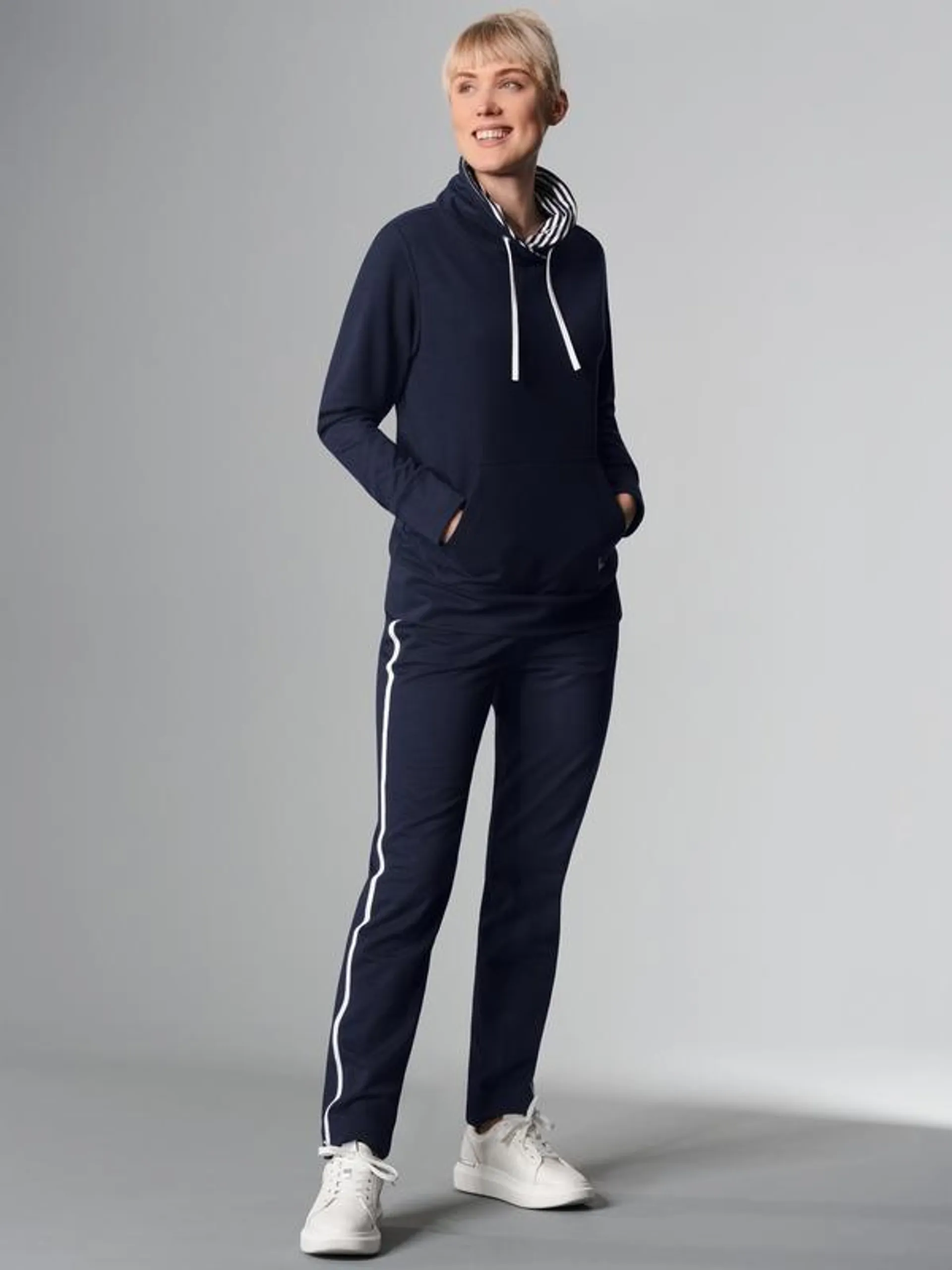 Homewear Set im maritimen Look Navy