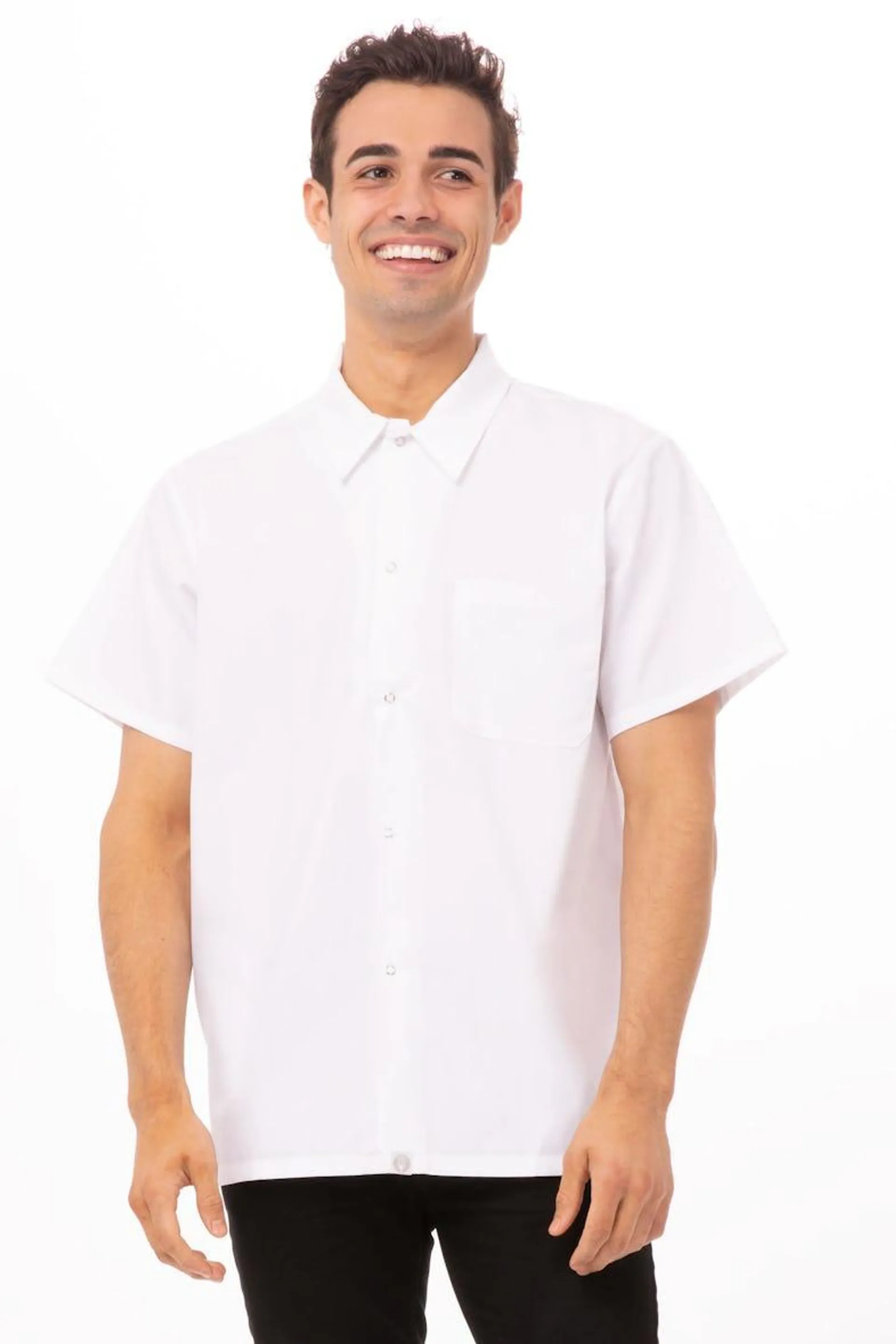 Chef Works® Basic UTILITY Herrenhemd Artikel SHYK Weiß Größe L