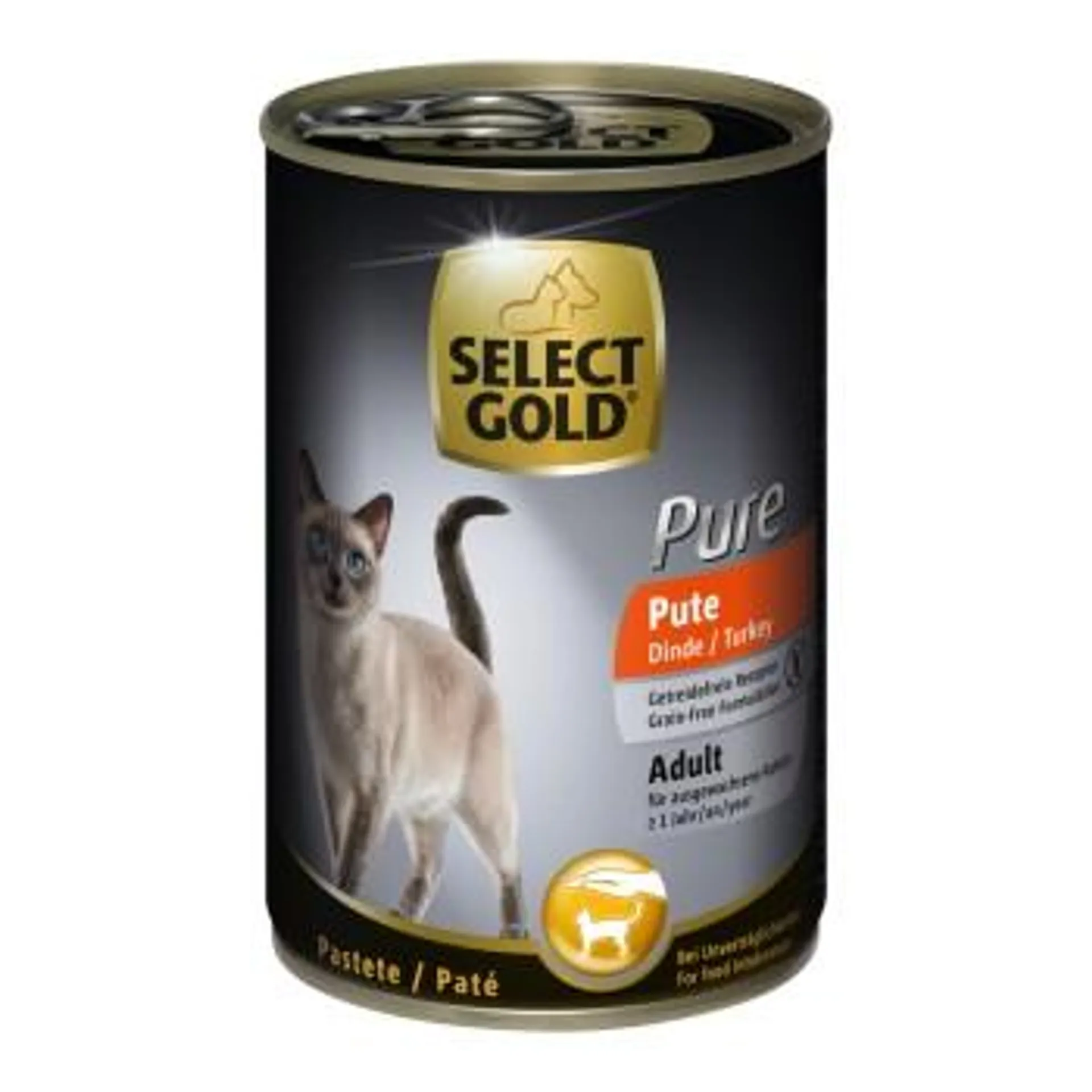 SELECT GOLD Pure Adult Paté Pute 6x400 g