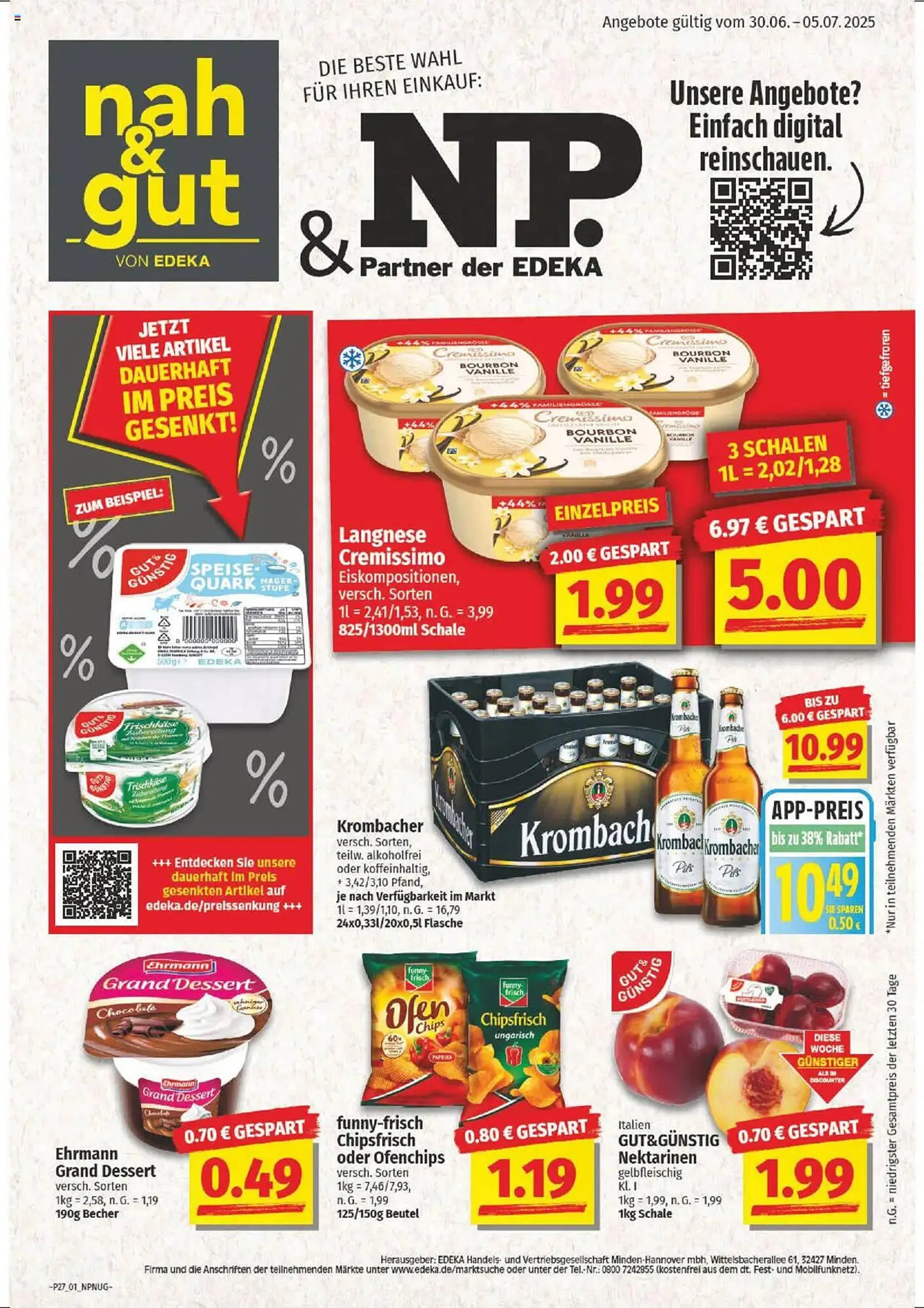 NP Discount Prospekt von 30. Juni bis 5. Juli 2025 - Prospekt seite 1