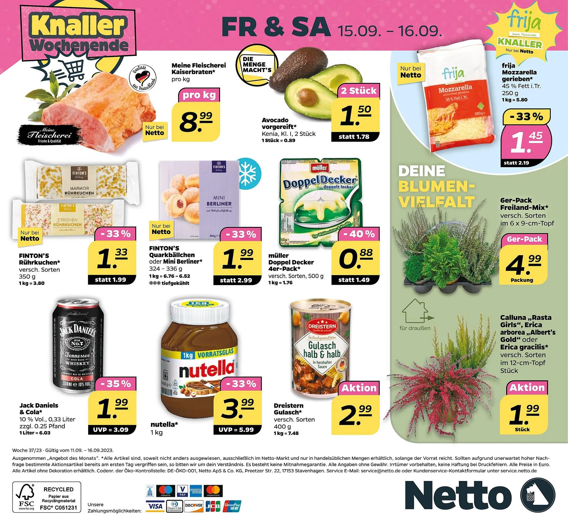 NETTO Prospekt von 11. September bis 16. September 2023 - Prospekt seite 32