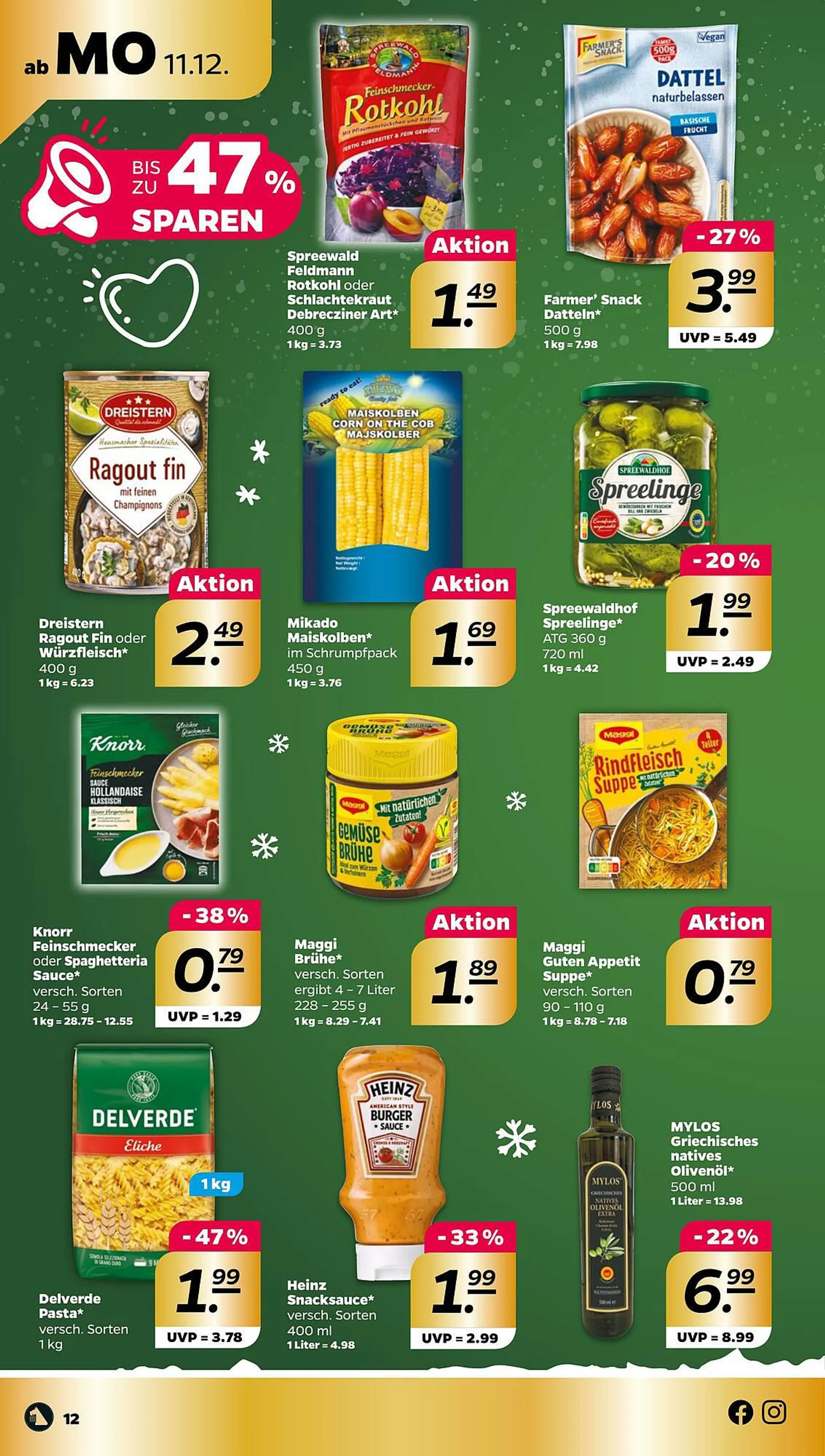 NETTO Prospekt von 11. Dezember bis 16. Dezember 2023 - Prospekt seite 12