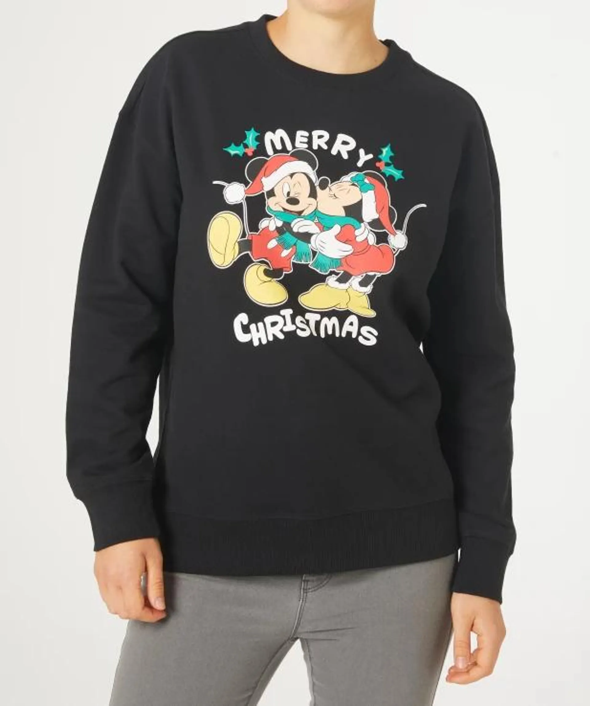 Mickey und Minnie Mouse Sweatshirt Weihnachten