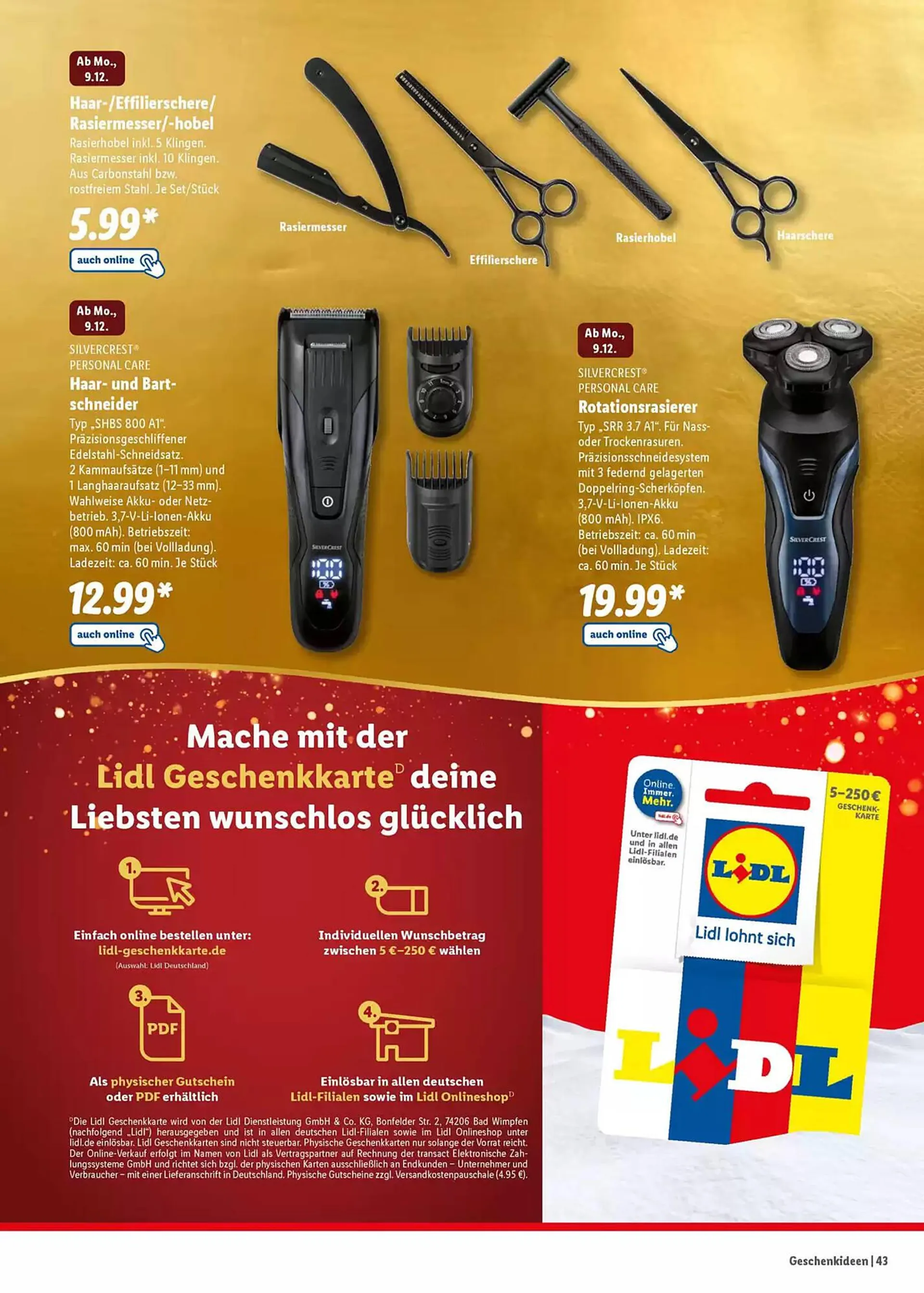 Lidl Prospekt von 9. Dezember bis 14. Dezember 2024 - Prospekt seite 49