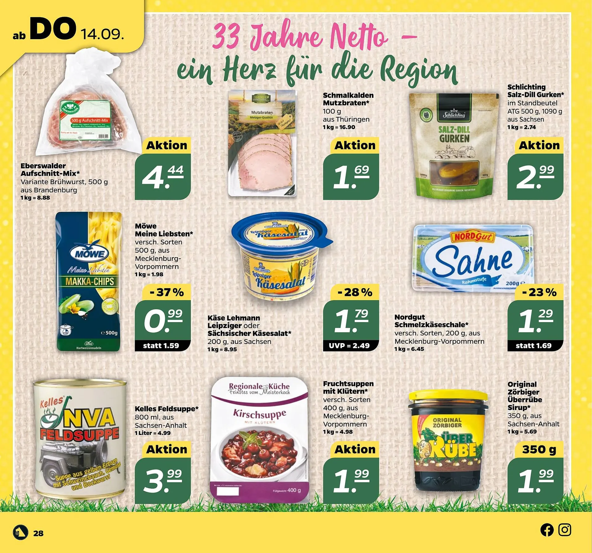 NETTO Prospekt von 11. September bis 16. September 2023 - Prospekt seite 28