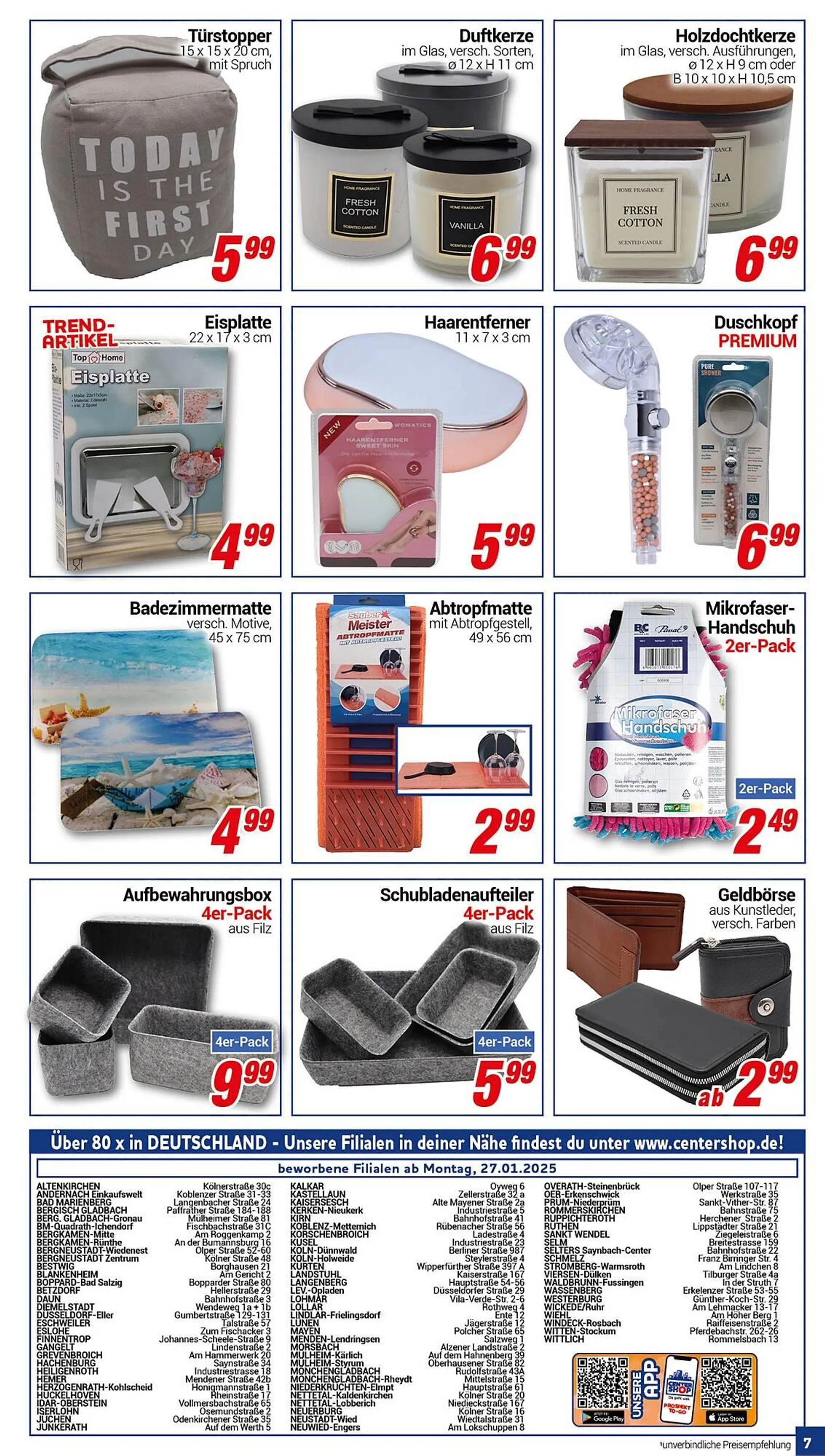 CENTERSHOP Prospekt von 27. Januar bis 1. Februar 2025 - Prospekt seite 7