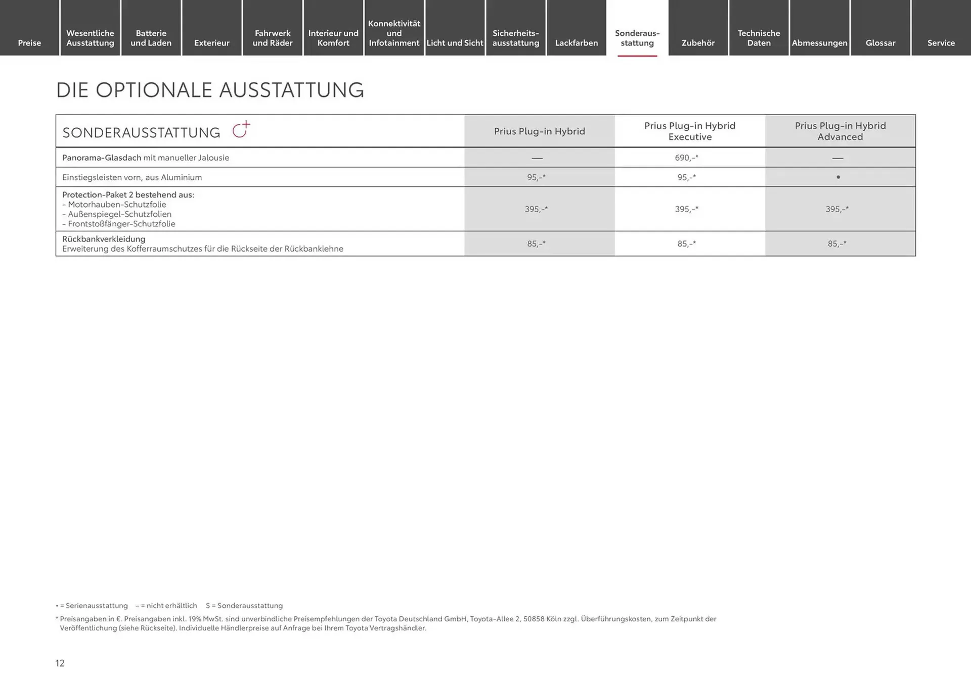 Toyota Prospekt von 1. Januar bis 1. Januar 2026 - Prospekt seite 12