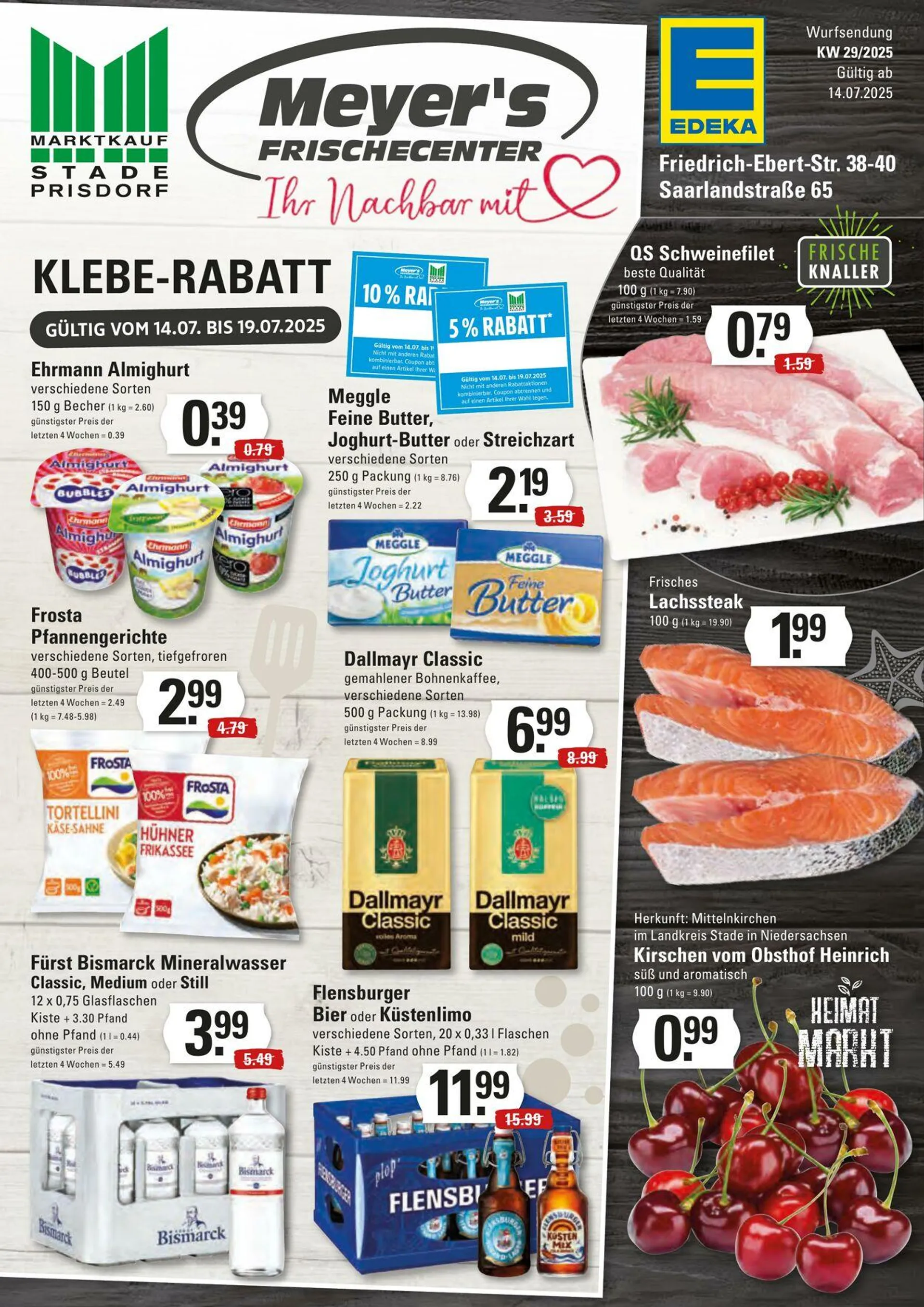 Marktkauf Aktueller Prospekt von 21. Juli bis 26. Juli 2025 - Prospekt seite 1