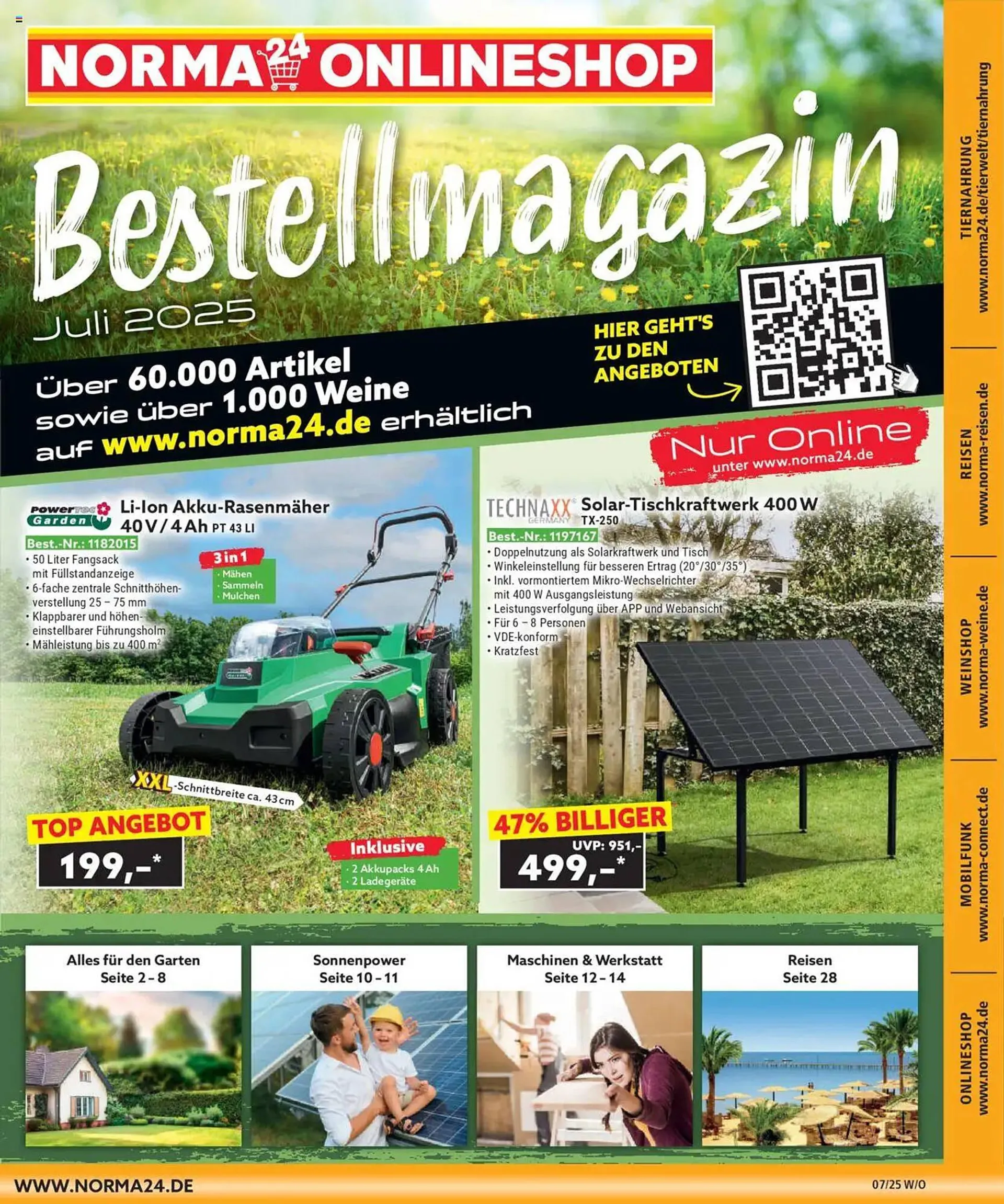 Norma Prospekt von 1. Juli bis 31. Juli 2025 - Prospekt seite 1