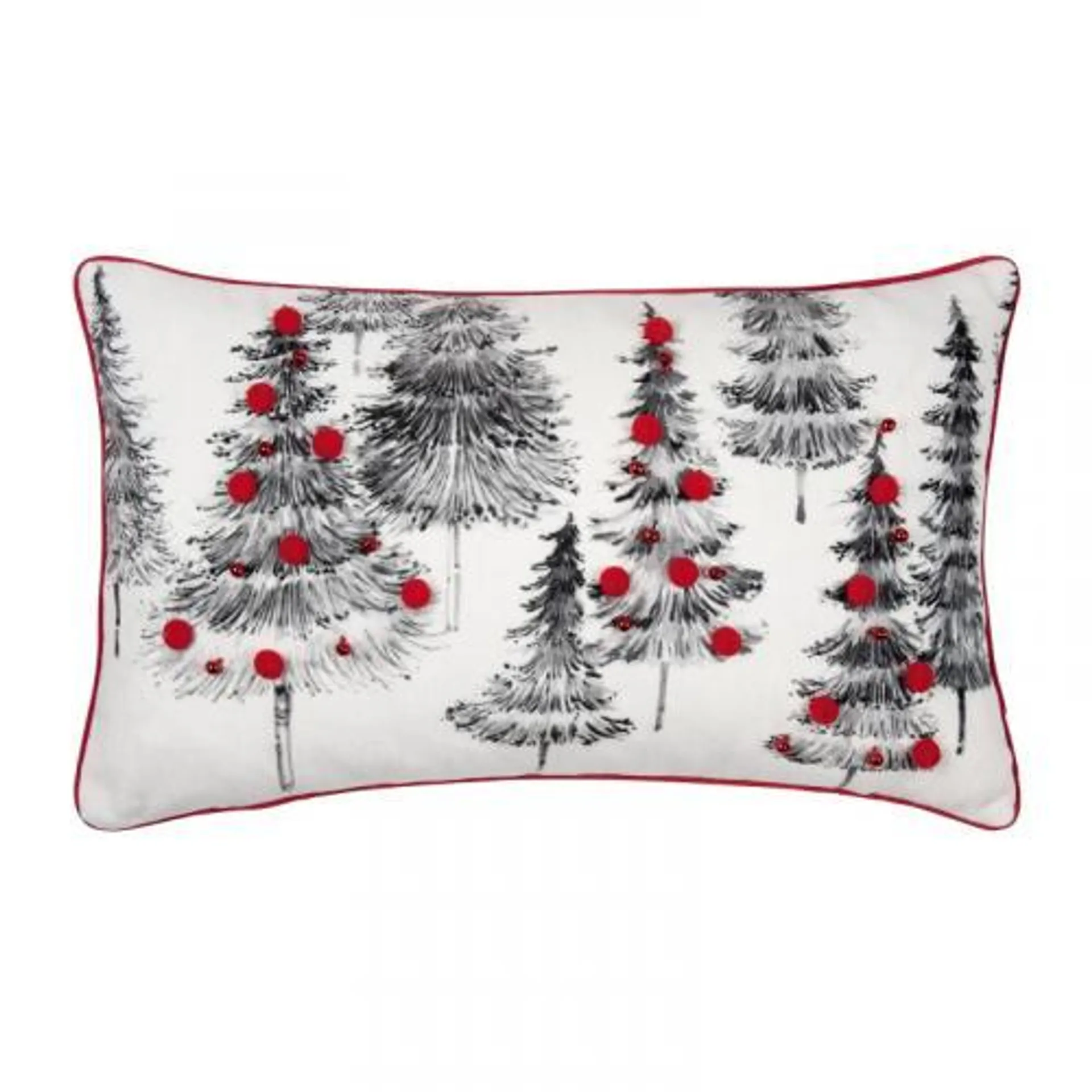 pad home Design Kissenhülle Christmas Tree red