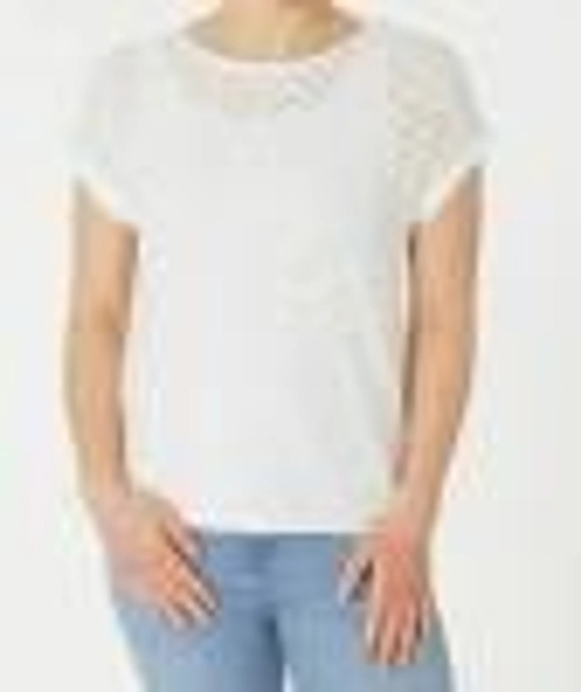 T-Shirt Lochmuster Janina, Stretchanteil