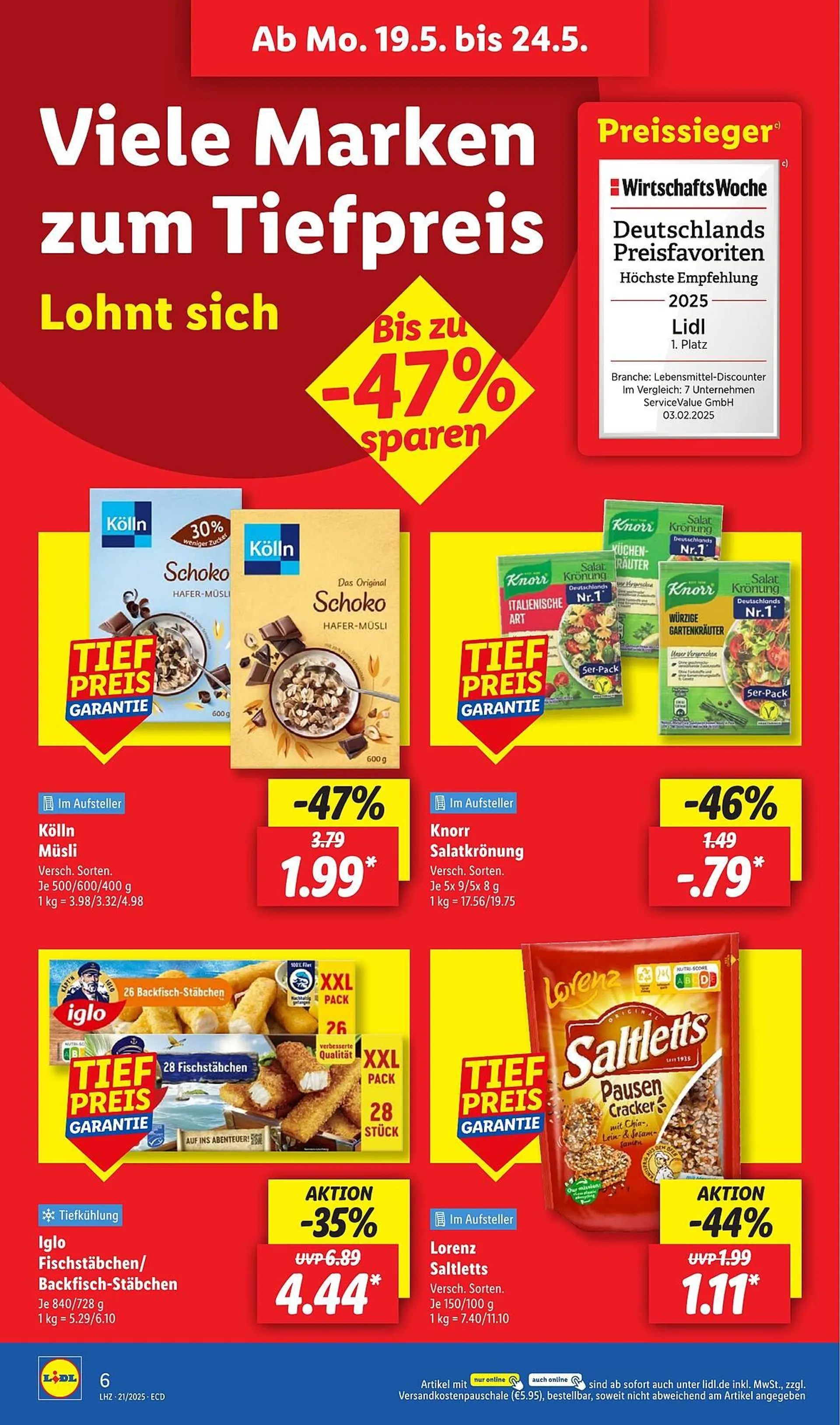 Lidl Prospekt von 19. Mai bis 24. Mai 2025 - Prospekt seite 8