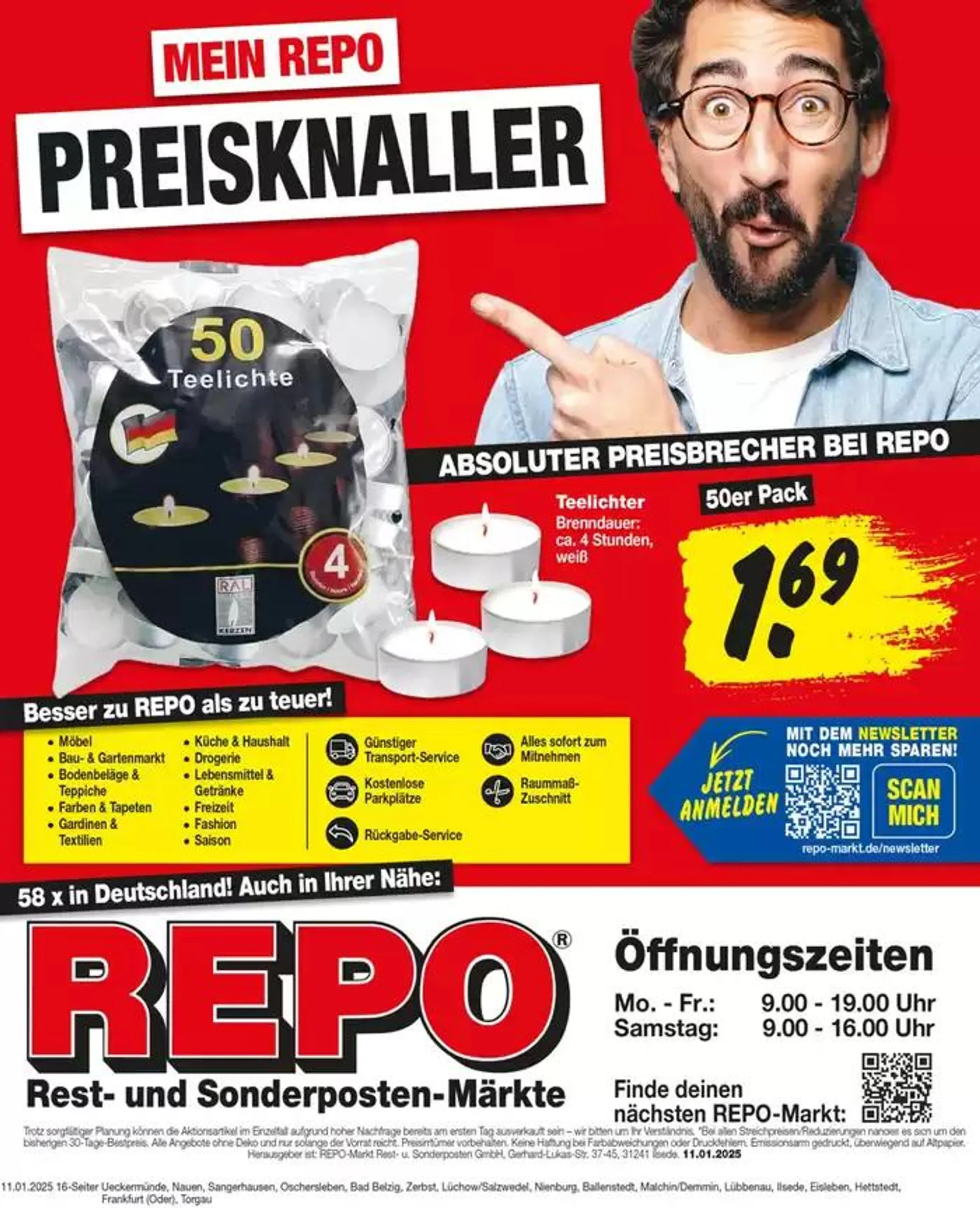 Tolles Angebot für alle Kunden von 12. Januar bis 19. Januar 2025 - Prospekt seite 9