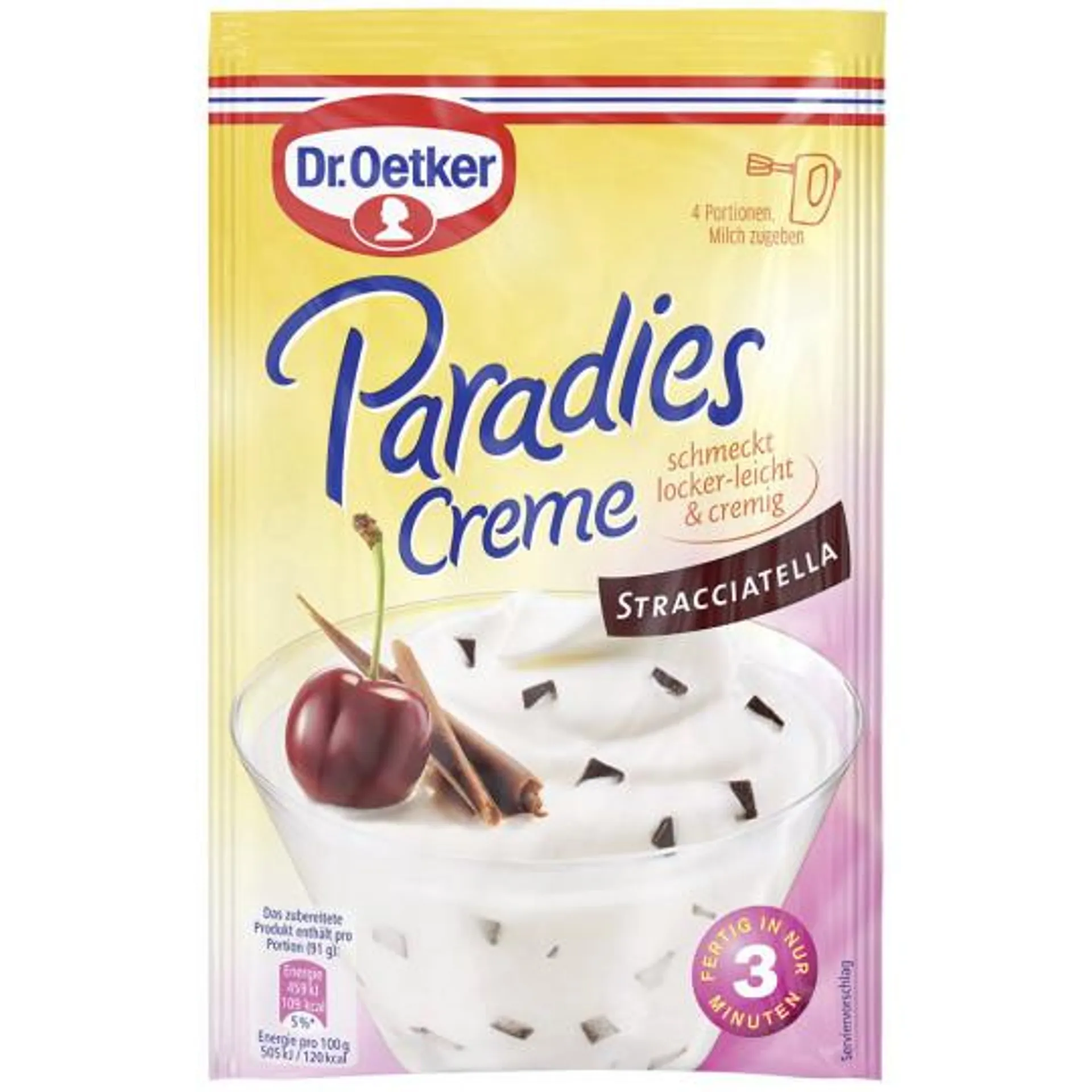 Dr.Oetker Paradies Creme Stracciatella 66G