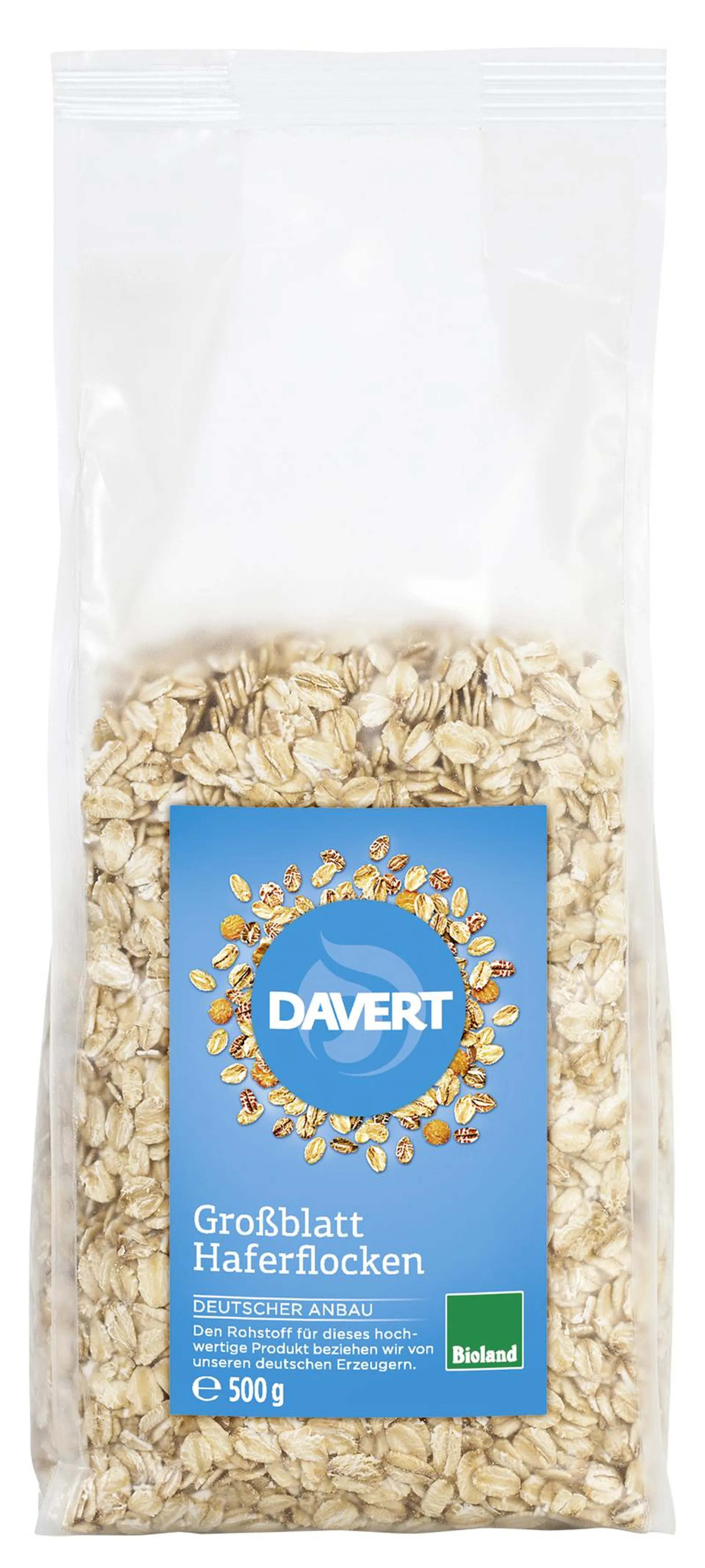 Davert Haferflocken Großblatt 500g