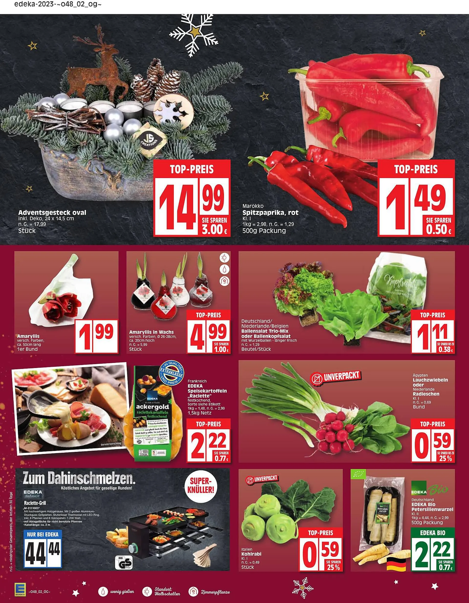 EDEKA Prospekt von 22. November bis 25. November 2023 - Prospekt seite 2