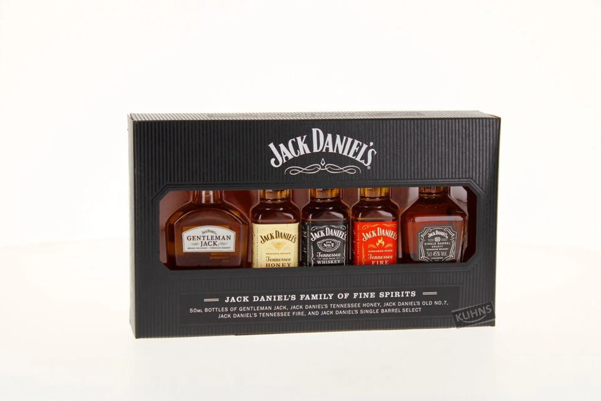 Jack Daniel's Family Mini Pack 39% Vol. 5 x 0,05 Ltr. Flaschen