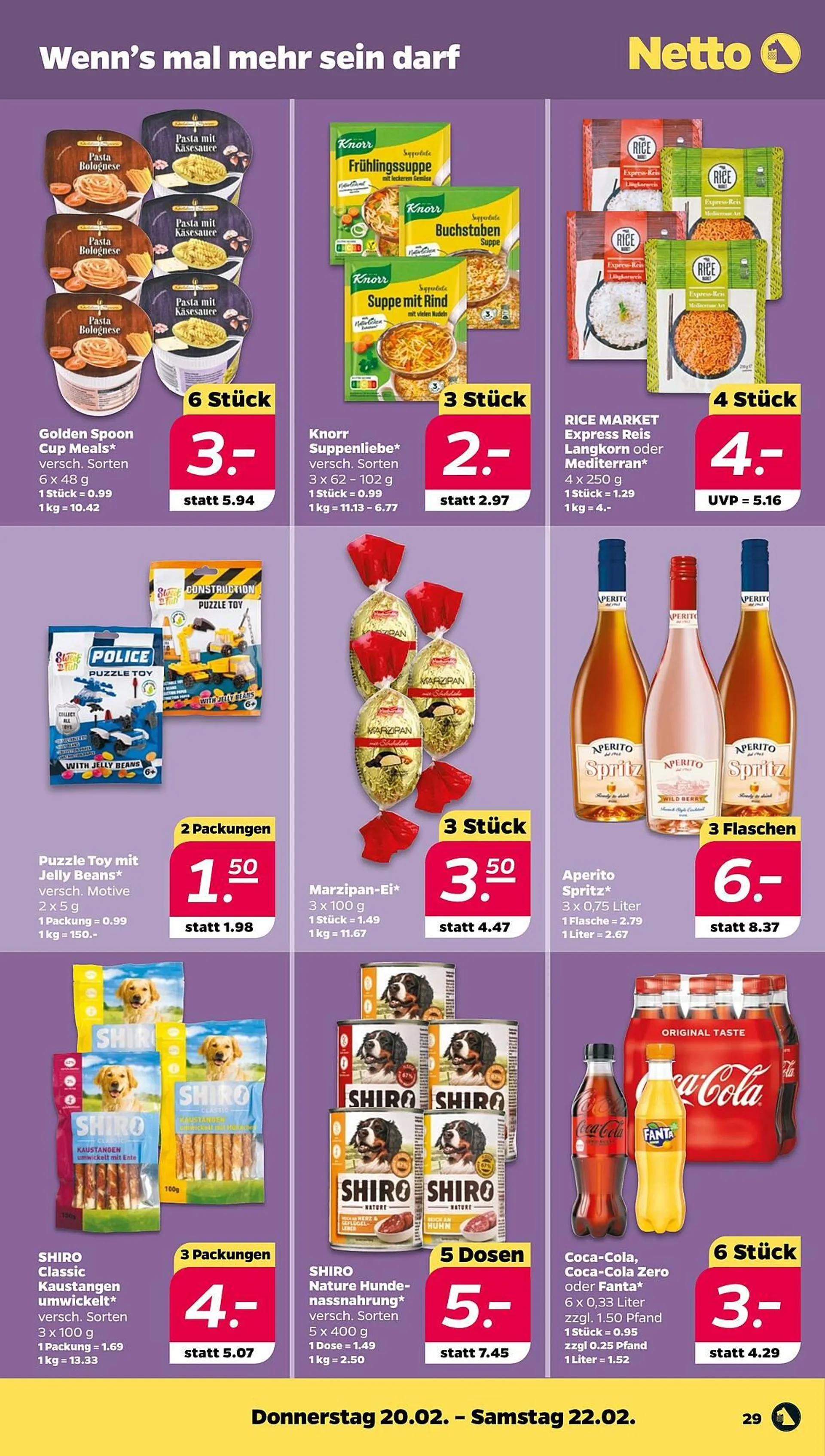 NETTO Prospekt von 17. Februar bis 22. Februar 2025 - Prospekt seite 29