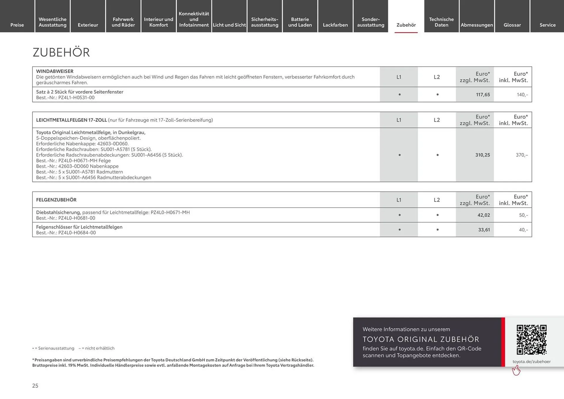 Toyota Prospekt von 12. Juni bis 12. Juni 2025 - Prospekt seite 25