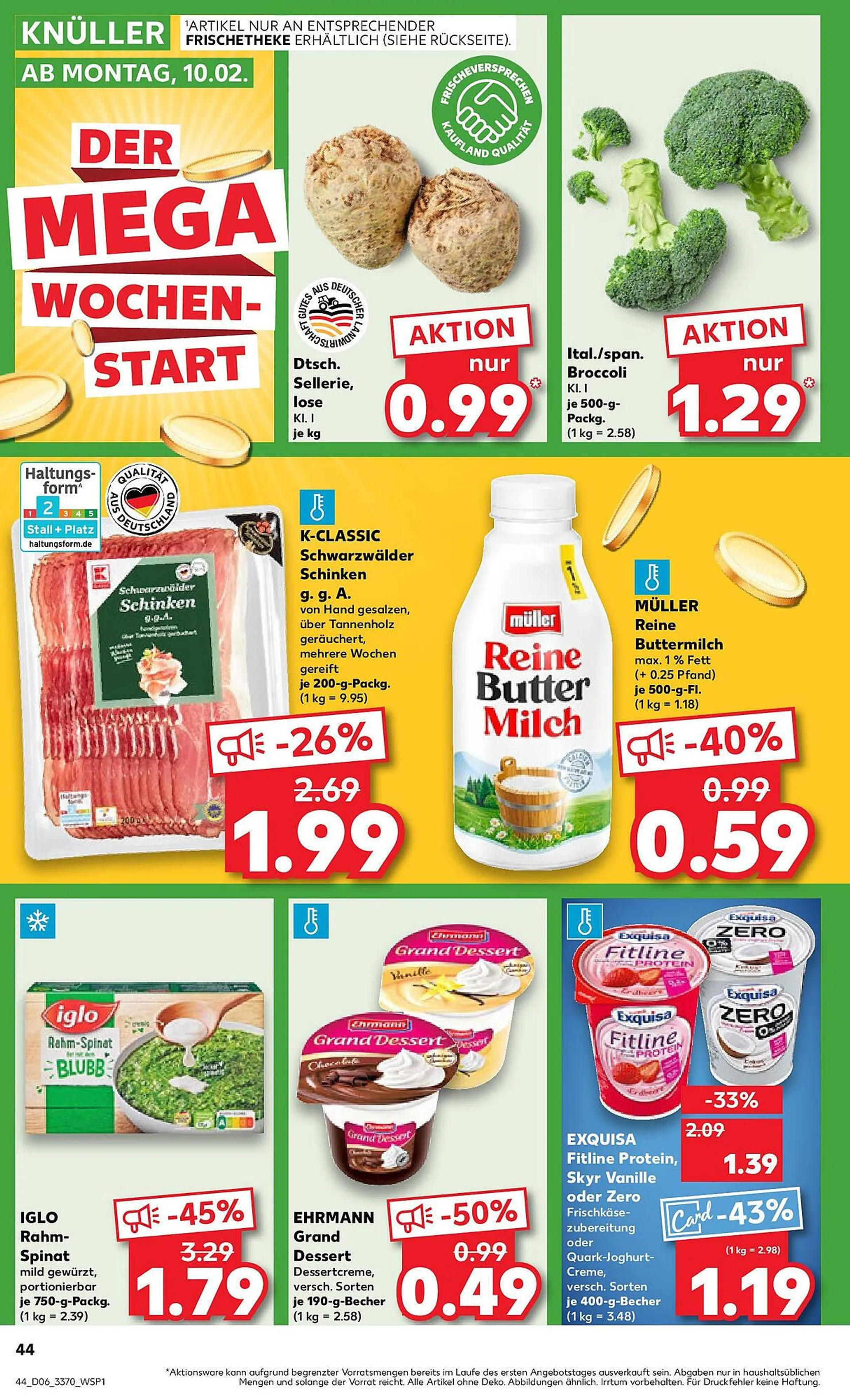 Kaufland Prospekt von 9. Februar bis 12. Februar 2025 - Prospekt seite 1