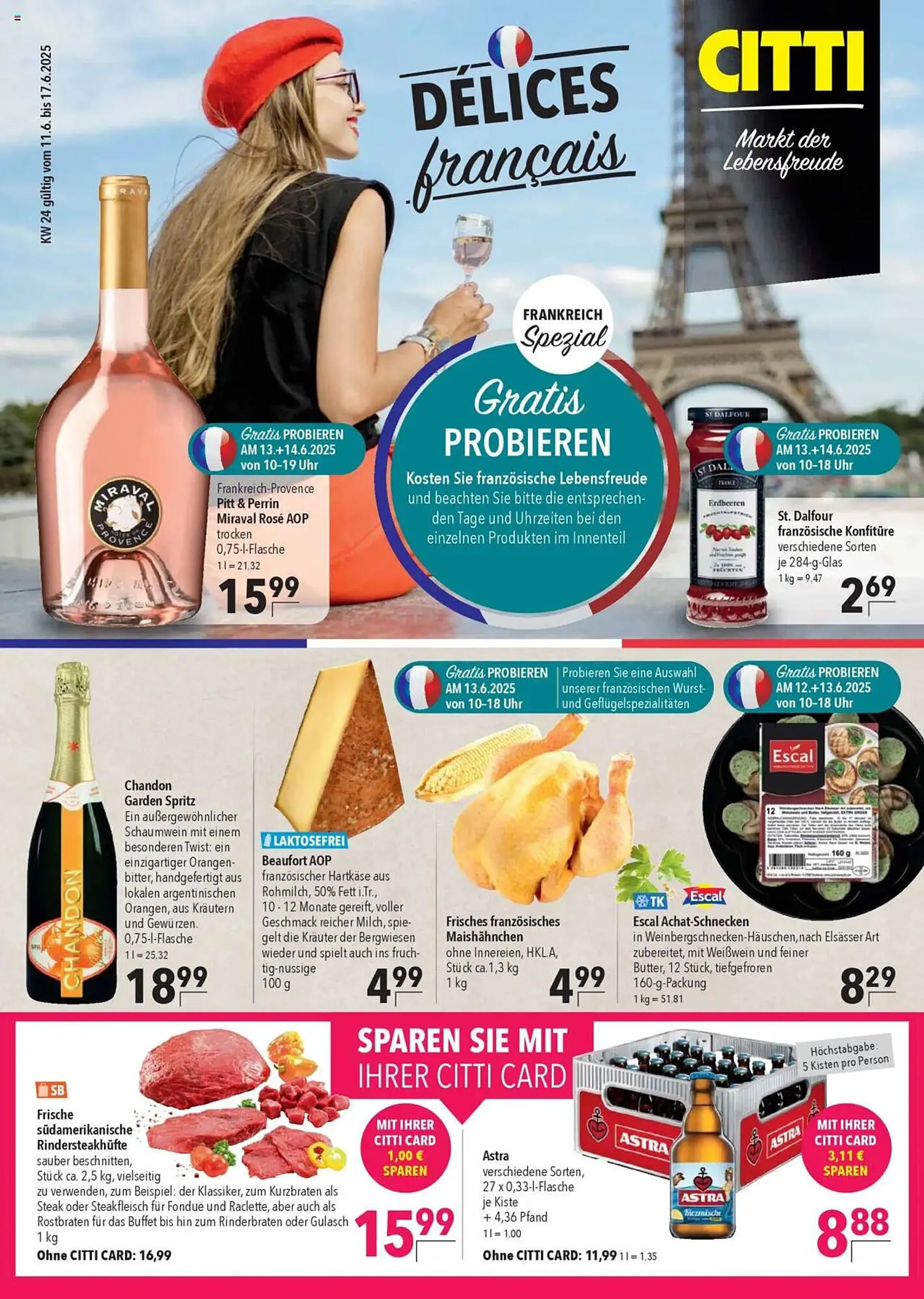 CITTI Markt Prospekt von 11. Juni bis 17. Juni 2025 - Prospekt seite 1