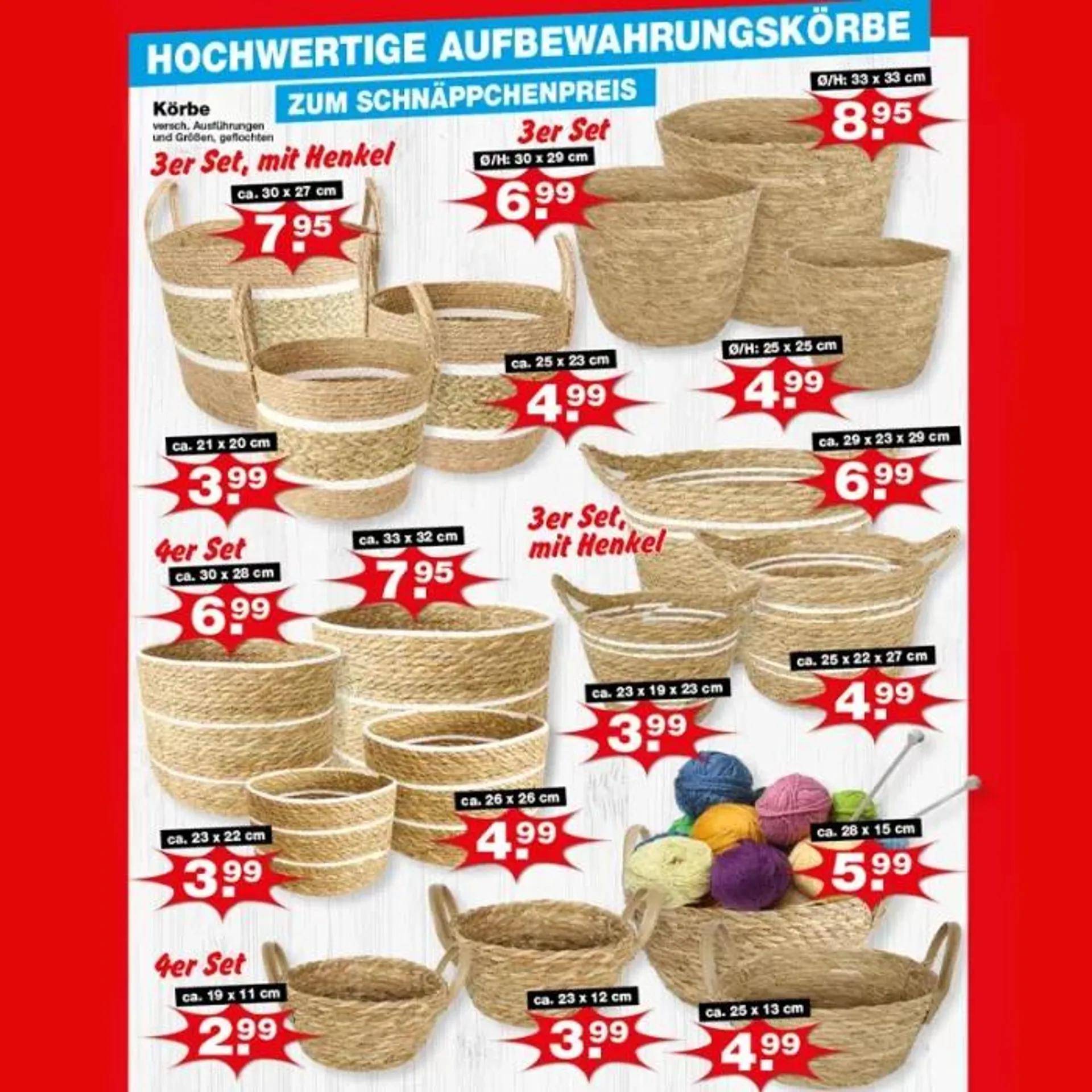 Aufbewahrungskörbe